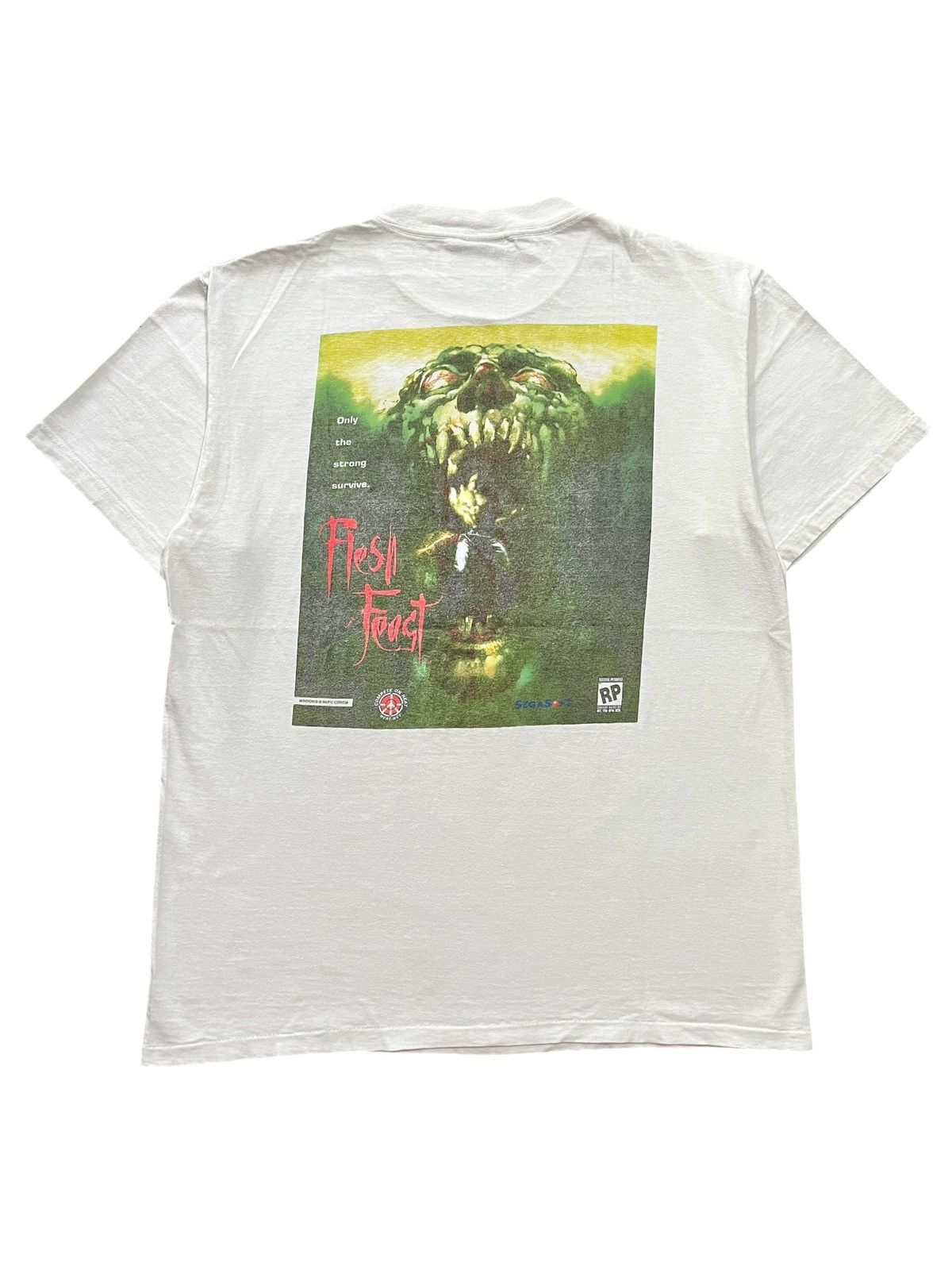 Vintage 1990s Flesh Feast by Segasoft Tshirt Size US L / EU 52-54 / 3 - 1 Thumbnail