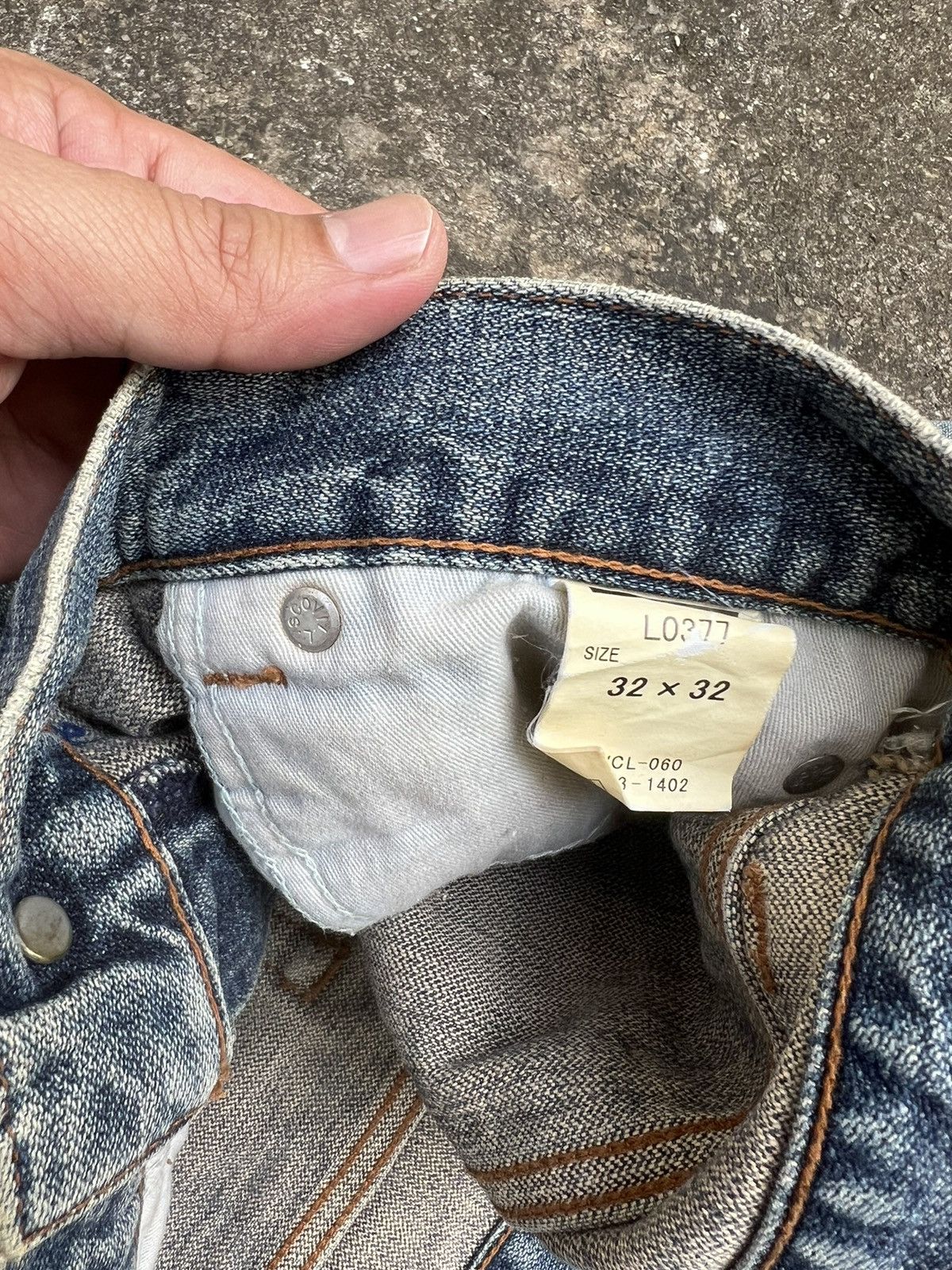 Japanese Brand × Wrangler 💥Flare💥 wrangler Distressed Mud Wash Jeans Size US 30 / EU 46 - 14 Thumbnail