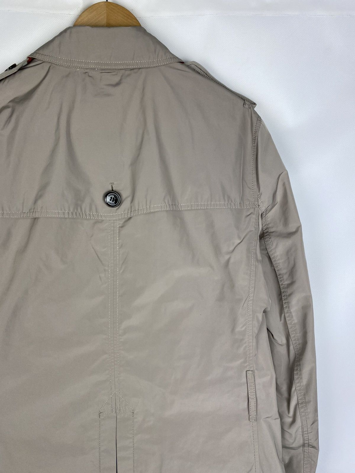 Burberry Burberry Brit nova check double breasted nylon trench coat Size US M / EU 48-50 / 2 - 15 Thumbnail