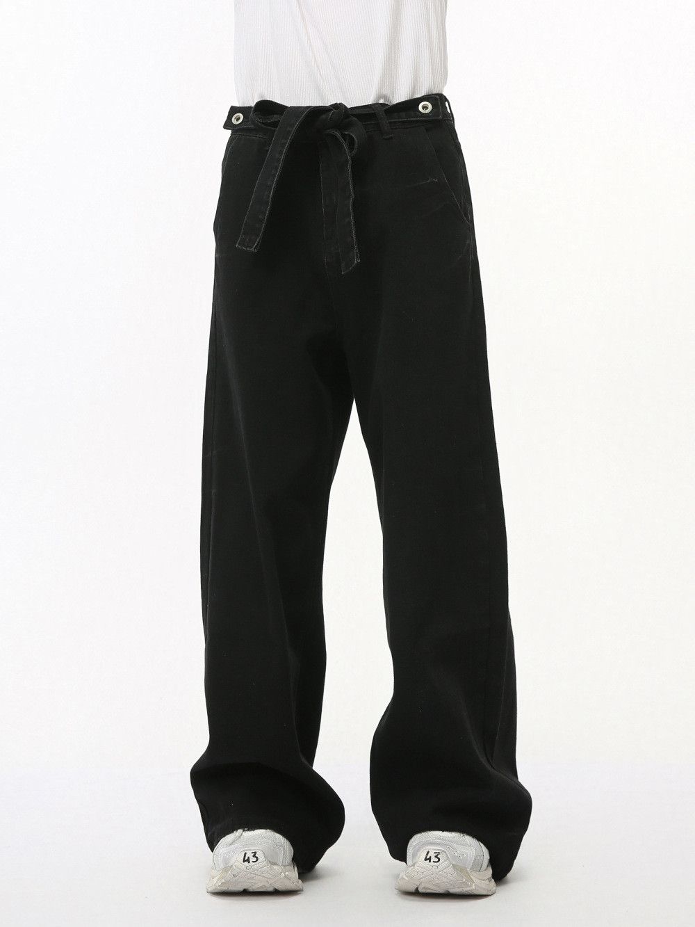 Japanese Brand Men's Japanese Retro Straight Leg High Street Jeans Size US 32 / EU 48 - 2 Thumbnail