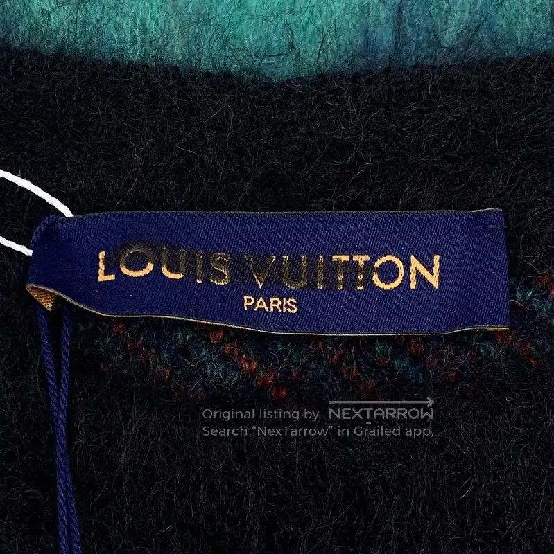 Louis Vuitton Louis Vuitton Black Mohair Men's Sweater . Size US L / EU 52-54 / 3 - 6 Thumbnail