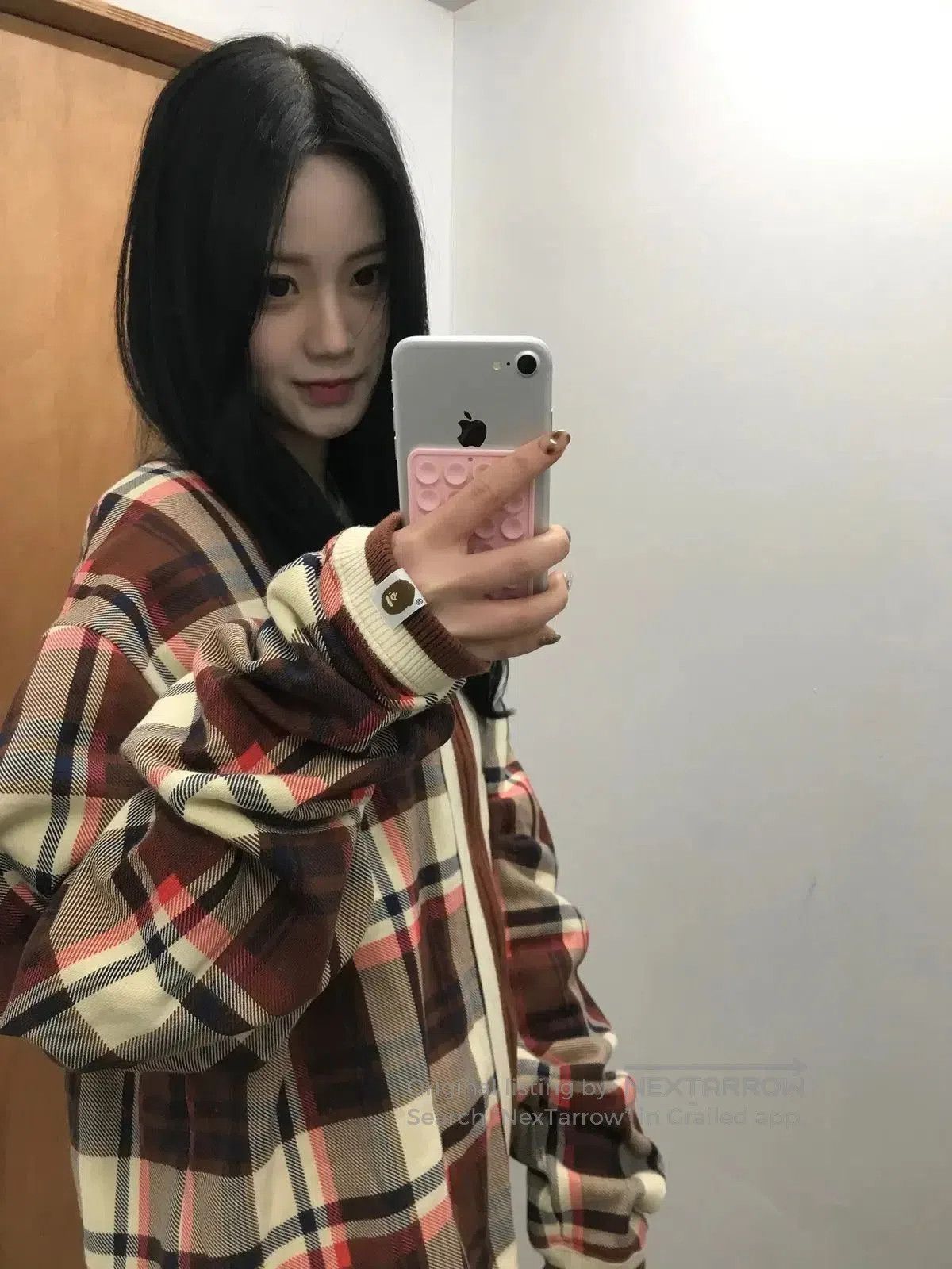 Bape BAPE Kimura Check Collarless Zip Hoodie. Size US M / EU 48-50 / 2 - 9 Thumbnail