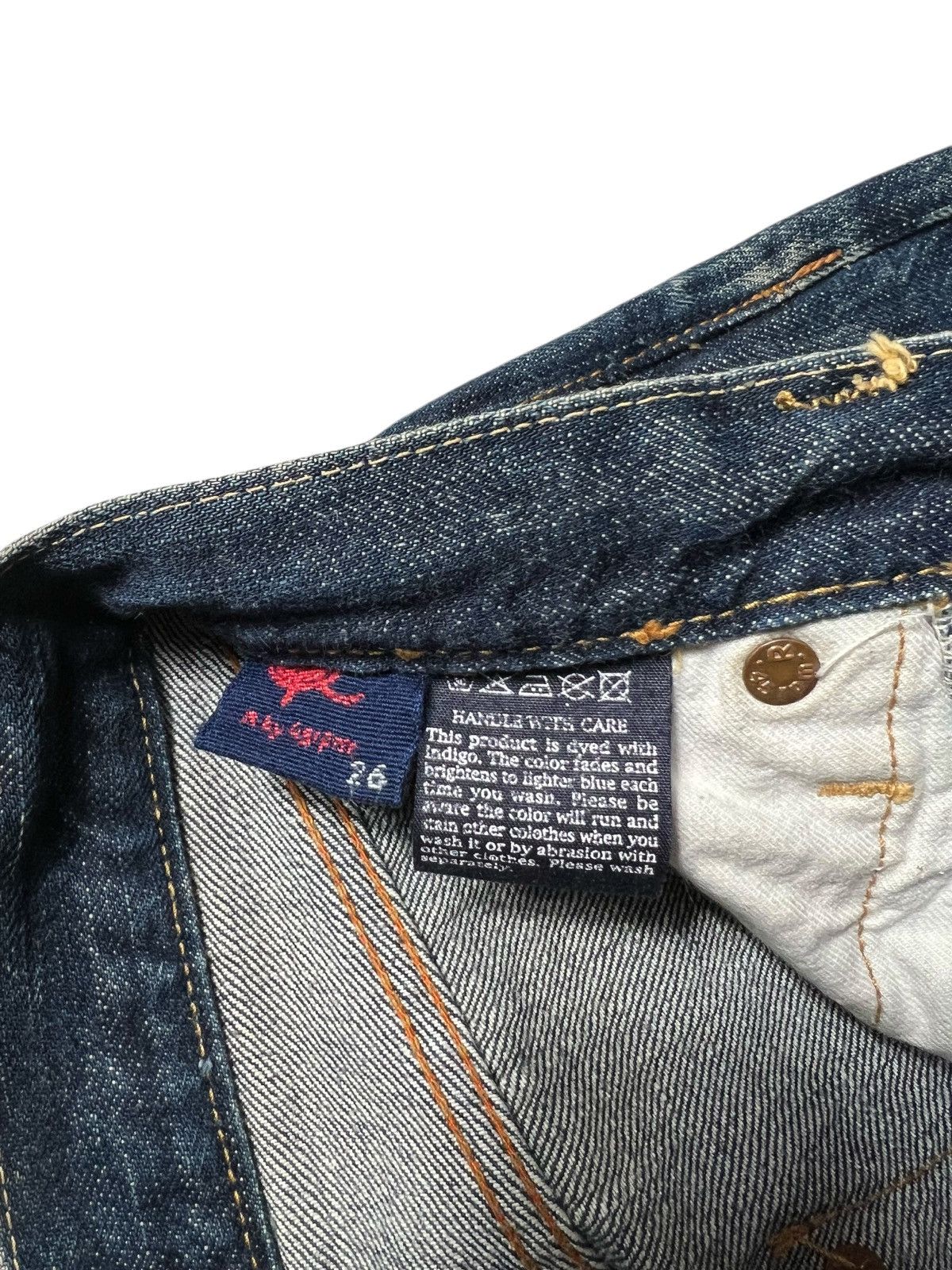 45rpm 45rpm By Kapital Kiro Hirata Selvedge Denim Pants Size US 26 / EU 42 - 7 Thumbnail