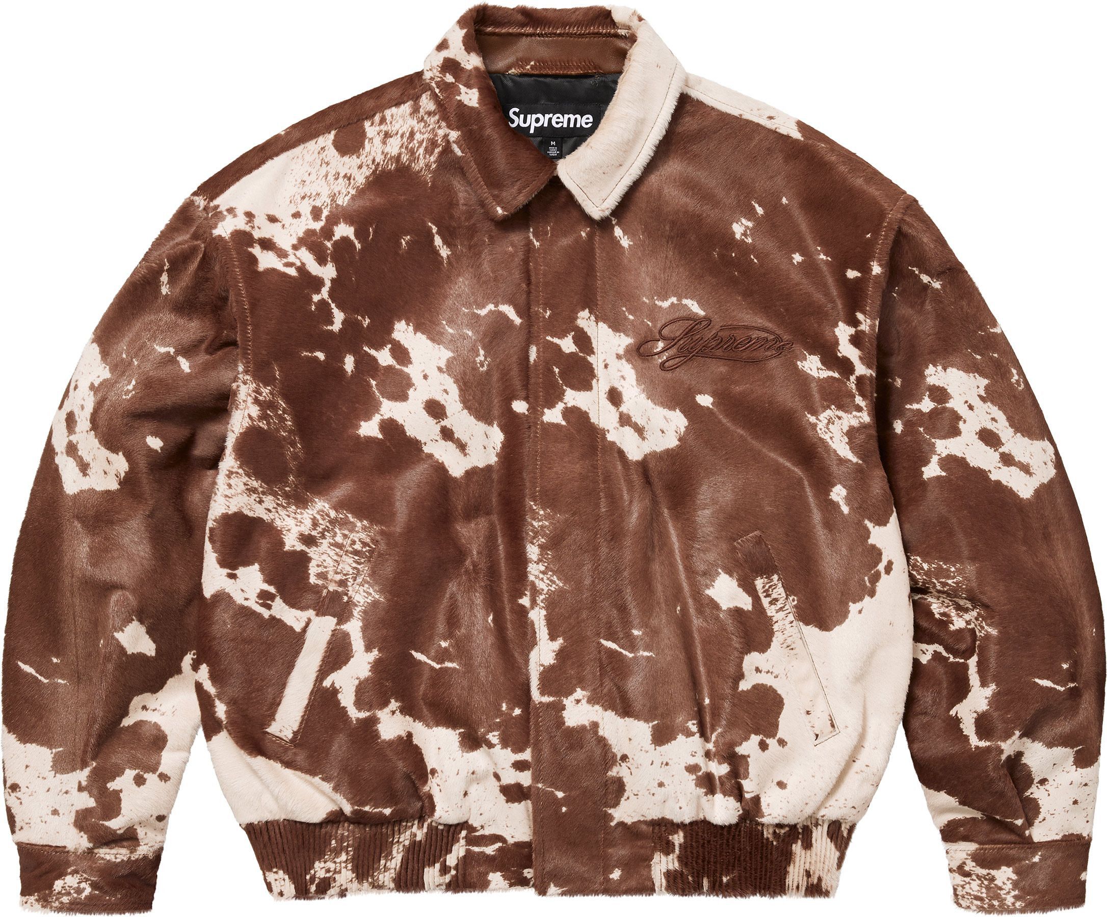 Supreme ジャケット Supreme PONYHAIR VARSITY JACKET | Grailed