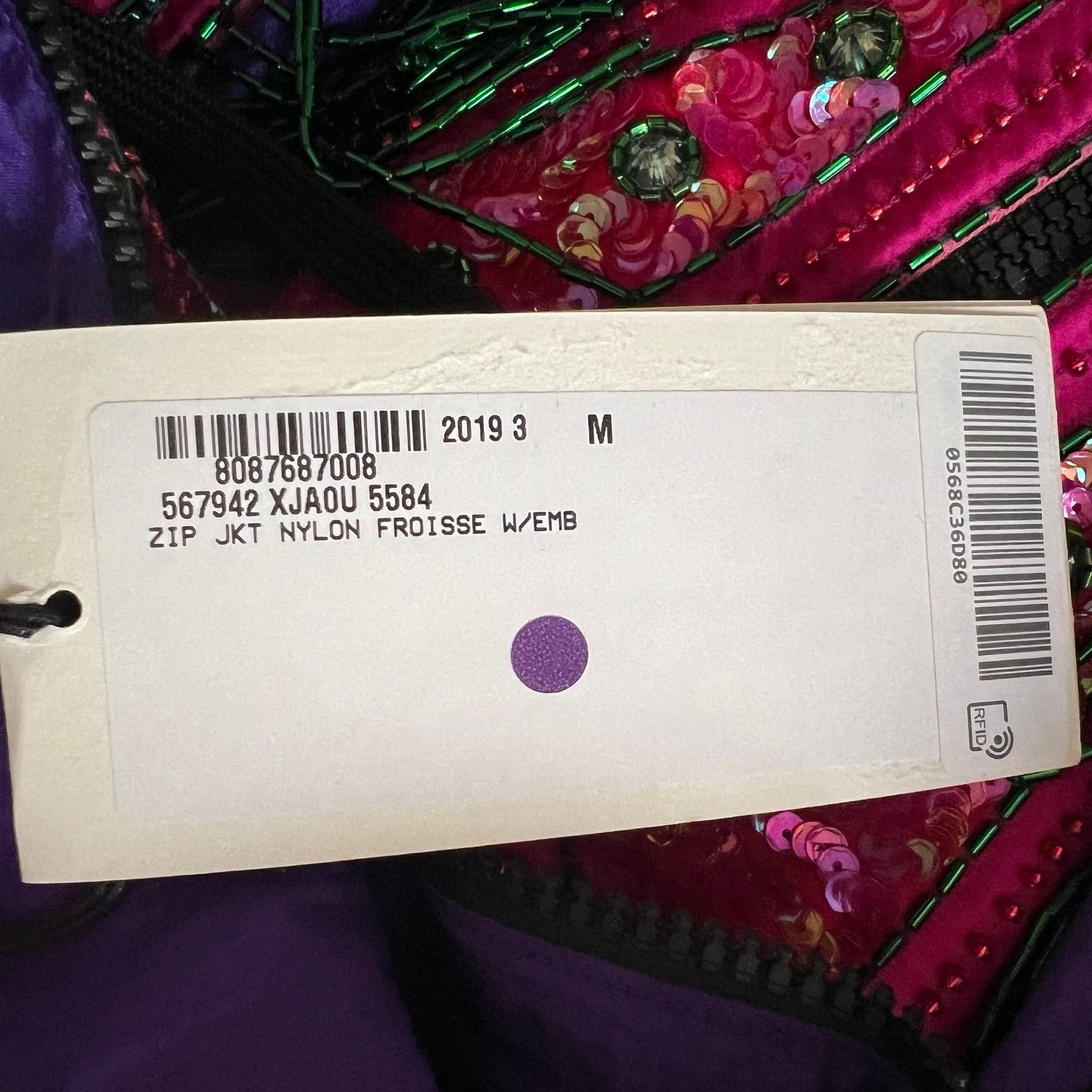 Gucci GUCCI Embellished Printed Hood Bomber Jacket w/ Tags, Medium Size M / US 6-8 / IT 42-44 - 11 Thumbnail