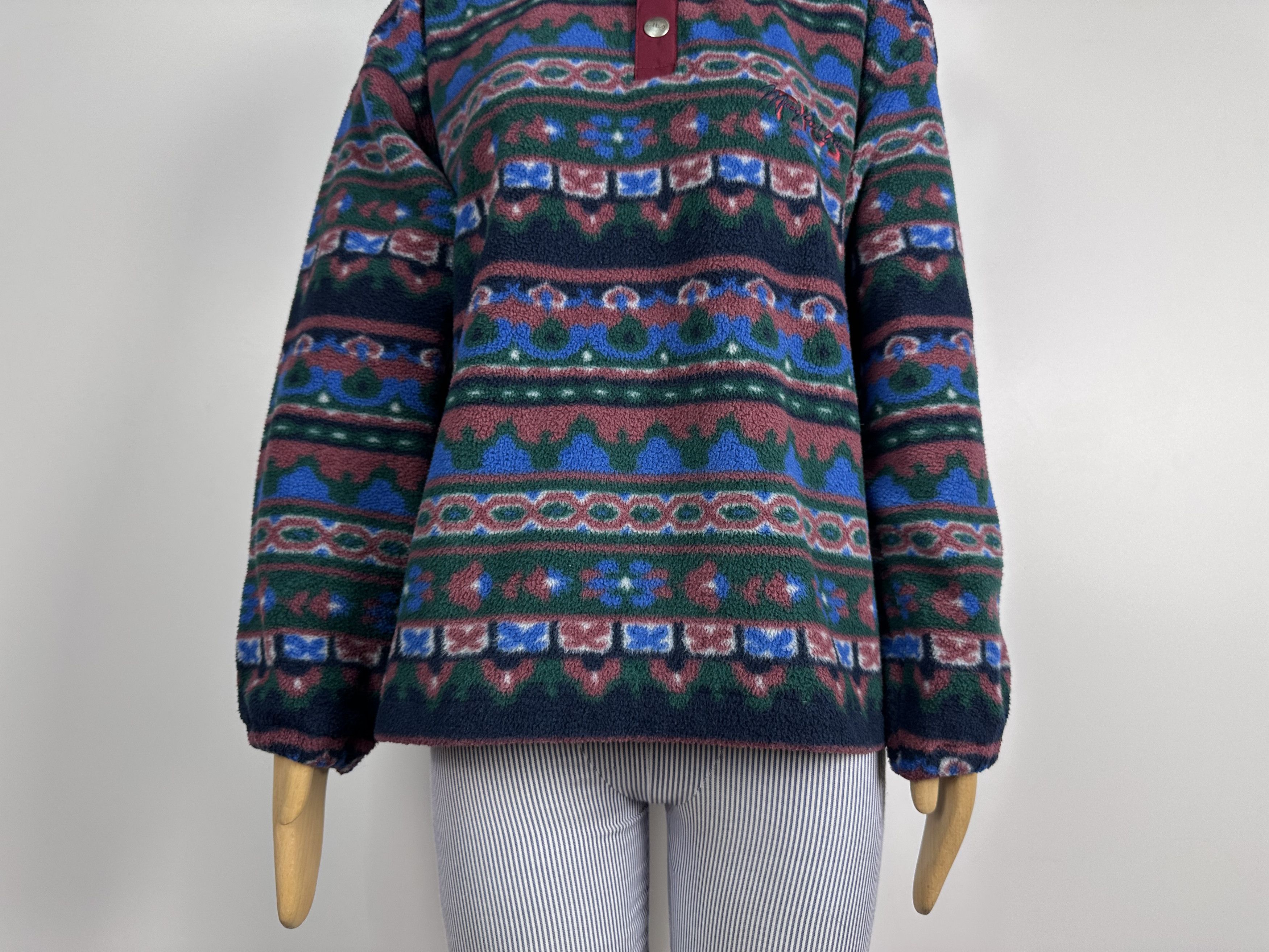 Fila × Vintage vintage FILA Magic Line Fleece Sweater 1\4 zip Womens Size L Size L / US 10 / IT 46 - 4 Thumbnail