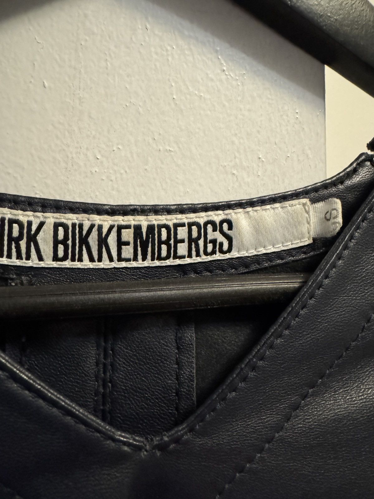 Dirk Bikkembergs Calf leather knit v nk combo sweater Size US S / EU 44-46 / 1 - 2 Thumbnail
