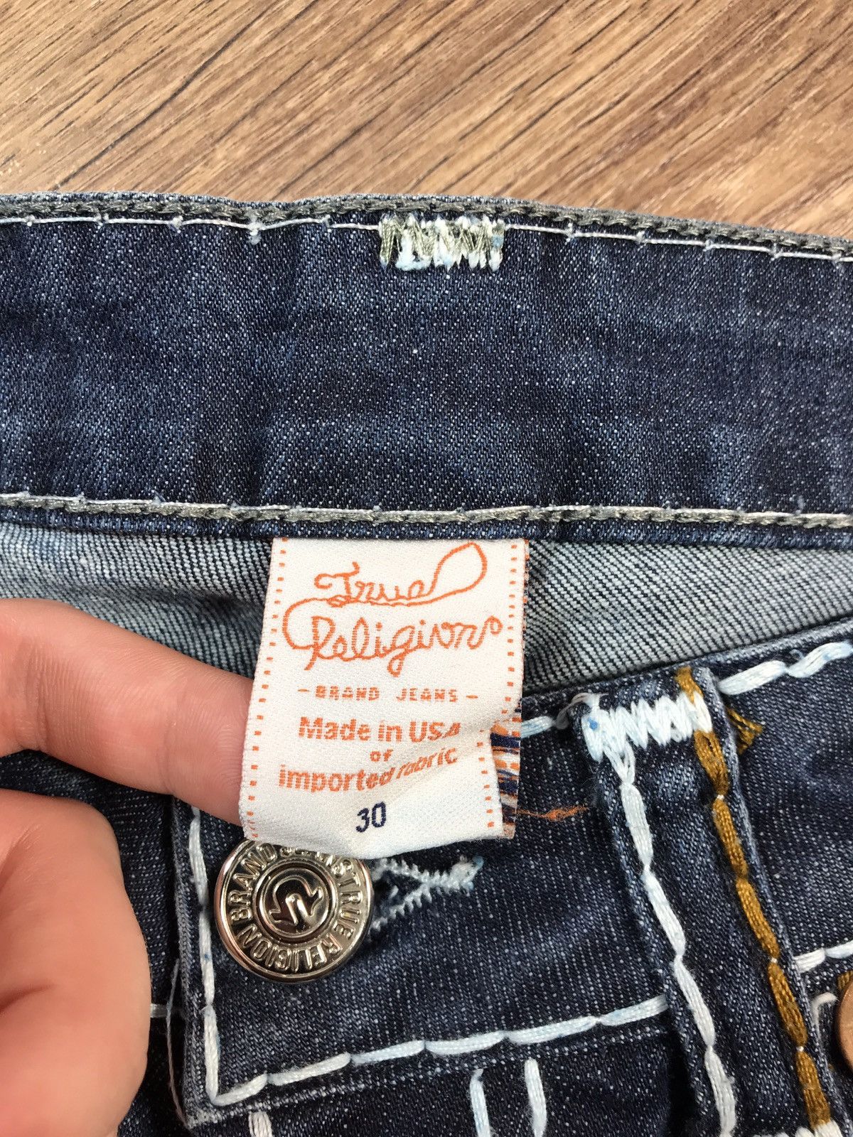 True Religion × Vintage True Religion Vintage Jeans Size 30" / US 8 / IT 44 - 8 Thumbnail