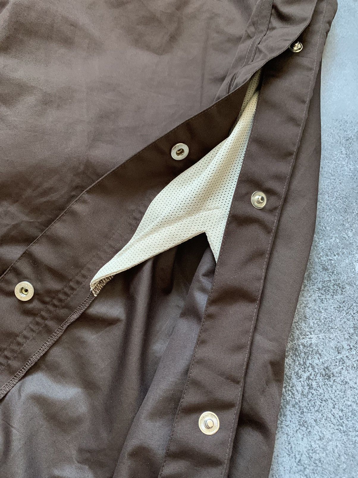 Nike × Vintage Vintage Nike Track Side Button Pants Drill Y2K style Swoosh Size US 36 / EU 52 - 3 Thumbnail
