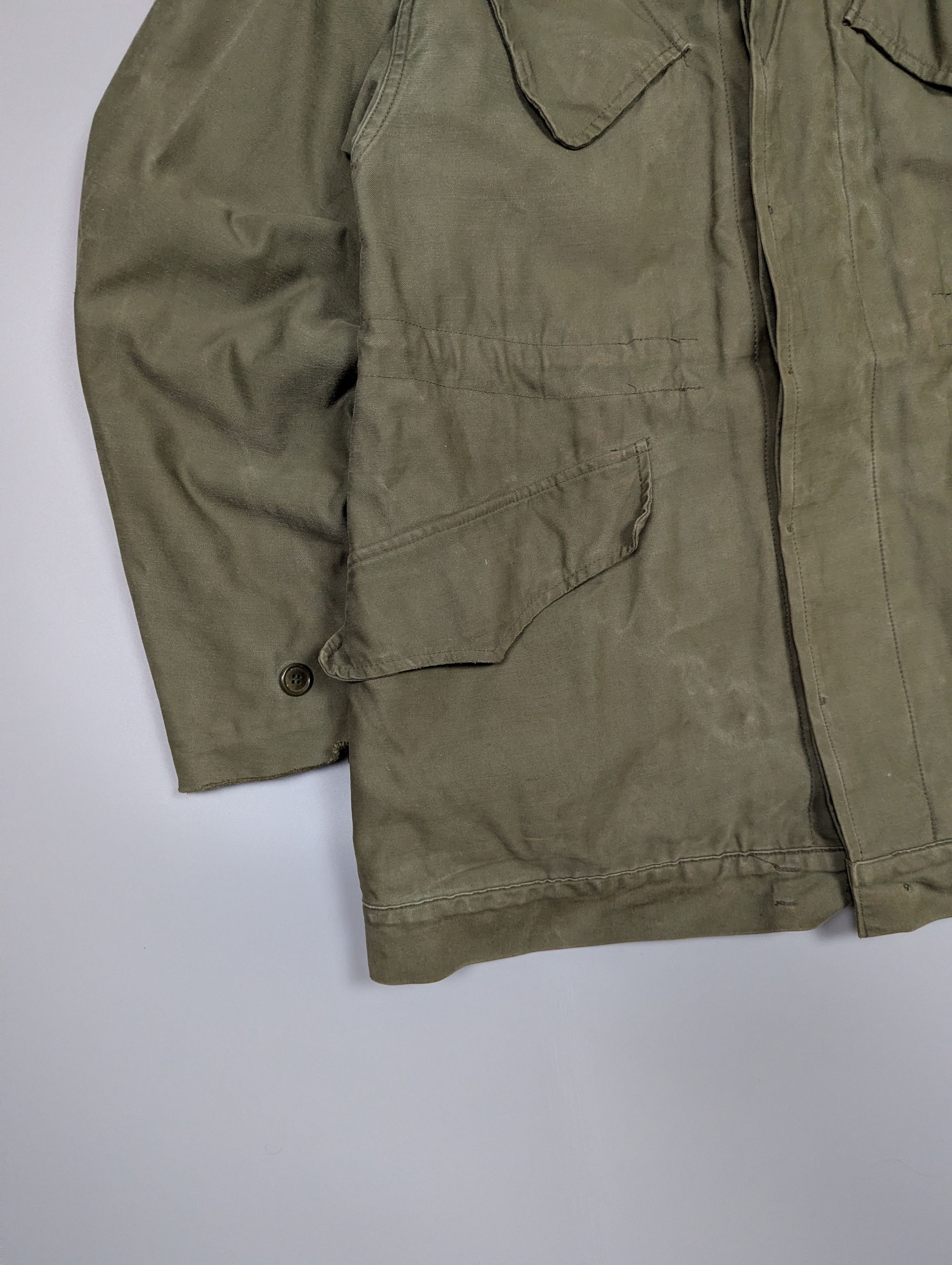 Vintage 1980s Dutch Army Field Jacket Military Cotton Utility Coat Size US M / EU 48-50 / 2 - 3 Thumbnail