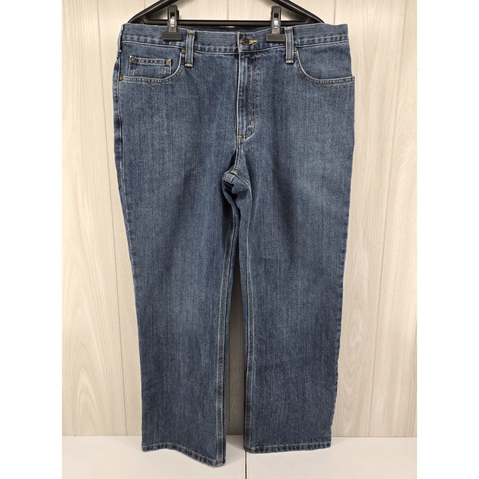Carhartt Carhartt Denim Jeans Relaxed Fit 101483-980 Mens 38x30 Blue 5-Pocket Denim Jeans Mens Jeans Regular 38x30 Size US 38 / EU 54 - 2 Thumbnail