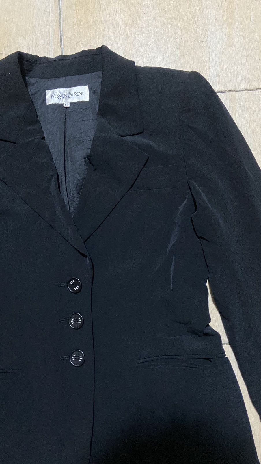 Yves Saint Laurent STEAL! Yves Saint Laurent Blazer Size 36S - 3 Thumbnail