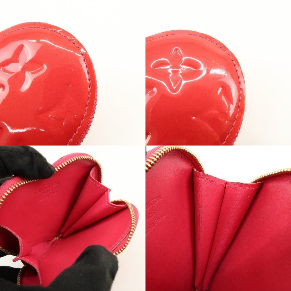 Louis Vuitton Louis Vuitton Monogram Vernis Porte Monnaie Coeur Coin Purse Size ONE SIZE - 7 Thumbnail