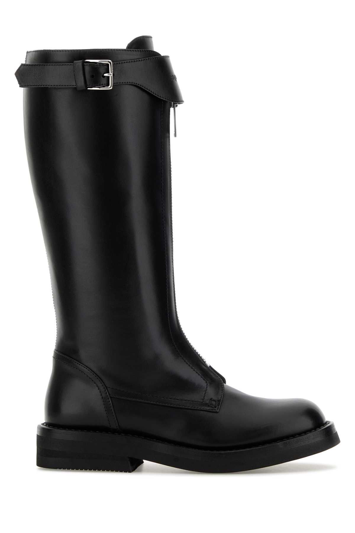 Black Leather Countryside Boots