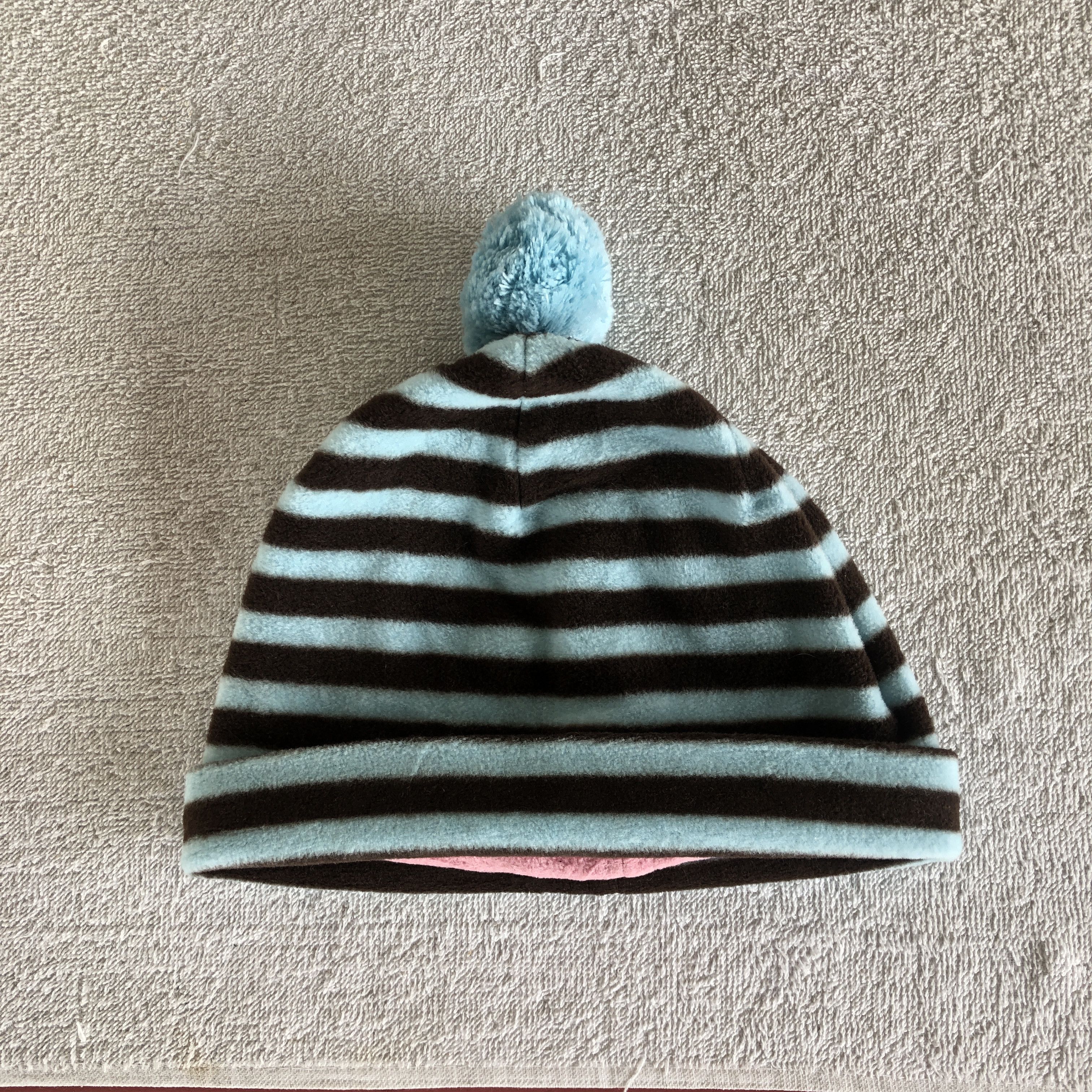 Japanese Brand Vintage Japanese Stripe Beanie Pom Pom Snow Caps Hats Size ONE SIZE - 5 Thumbnail