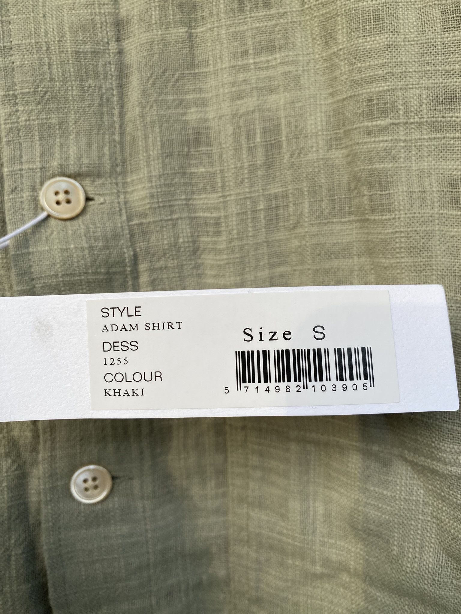 Sunflower NWT Adam Shirt - Khaki Size US S / EU 44-46 / 1 - 8 Thumbnail