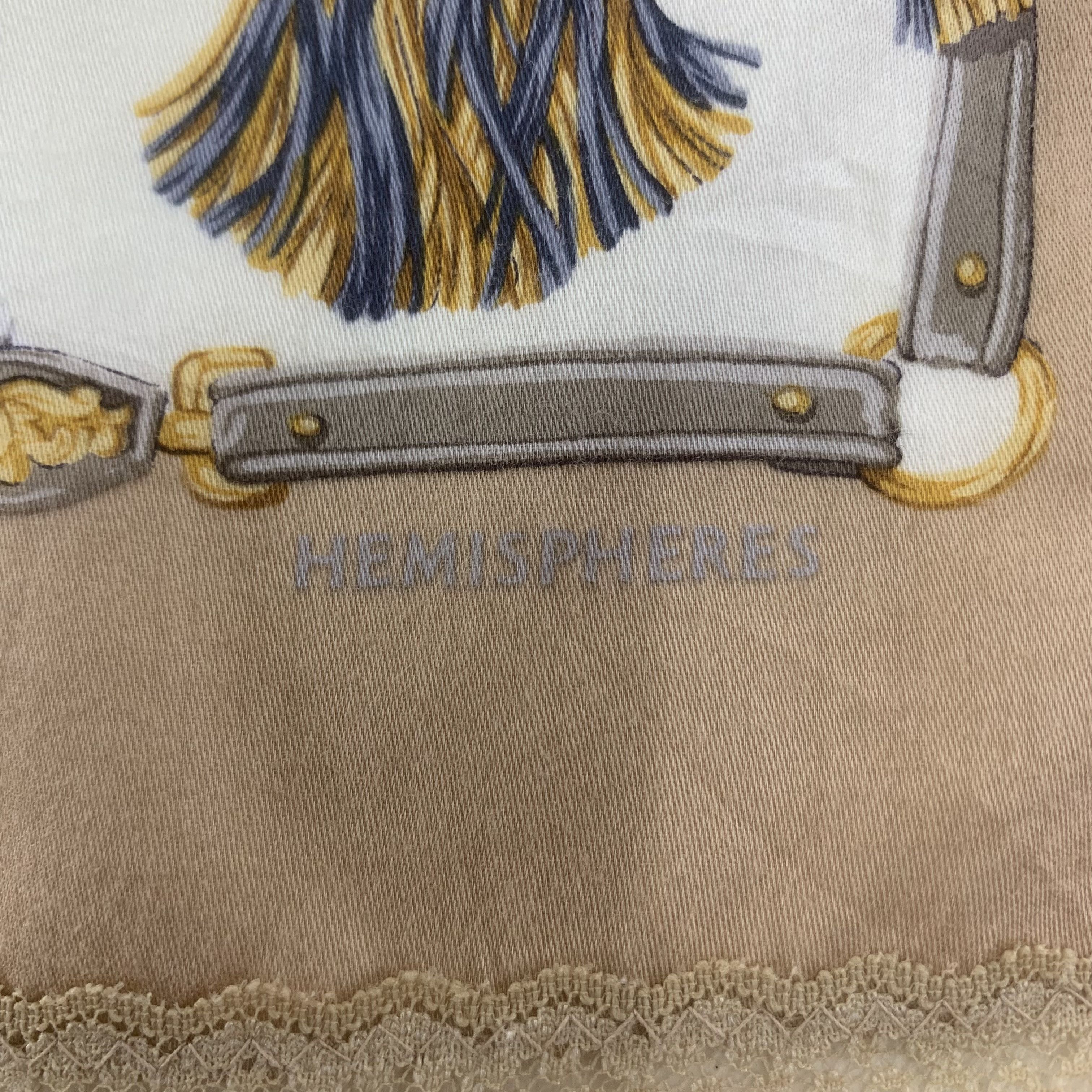 Vintage Hemispheres Handkerchief Bandana Neckerchief Square TB3375 Size ONE SIZE - 4 Thumbnail
