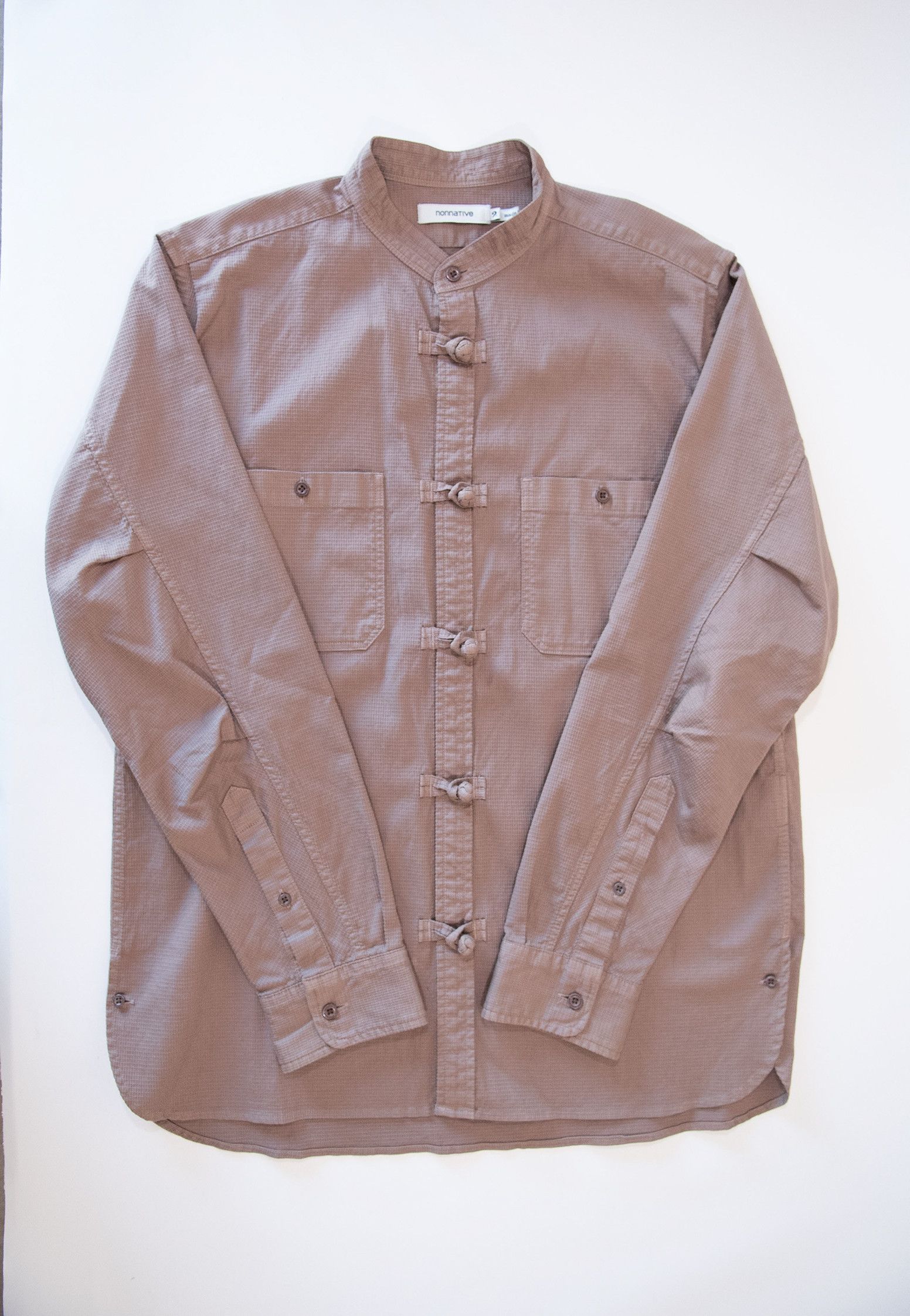 Nonnative MASTER L/S SHIRT C/P DOBBY STRETCH OVERDYED Size US M / EU 48-50 / 2 - 4 Thumbnail