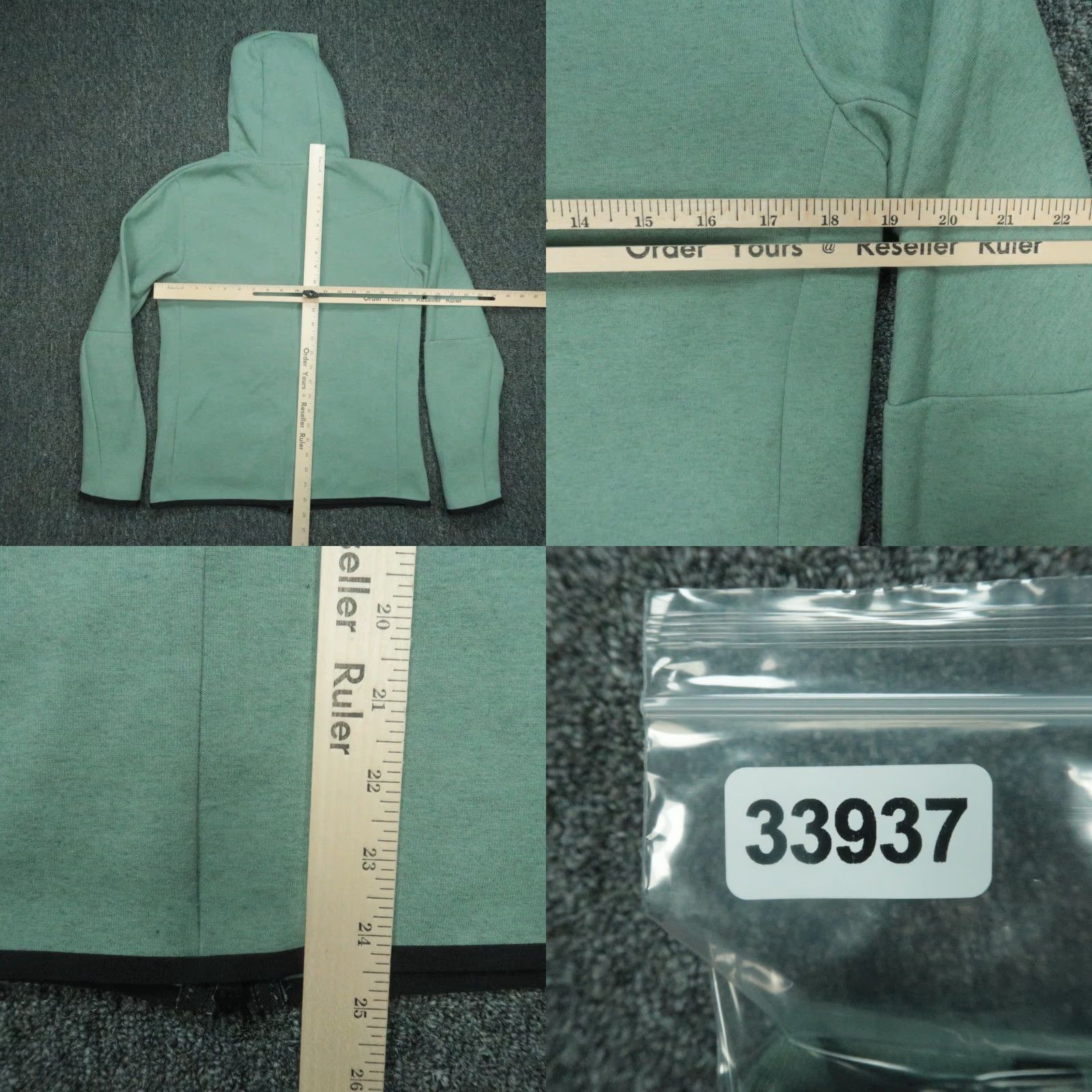 Nike Nike Hoodie Men Small Ice Green Tech Fleece Windrunner Full Zip Jacket Swoosh Size S Green Nike Sportswear Full Zip Hooded Pockets Men Size US S / EU 44-46 / 1 - 8 Thumbnail