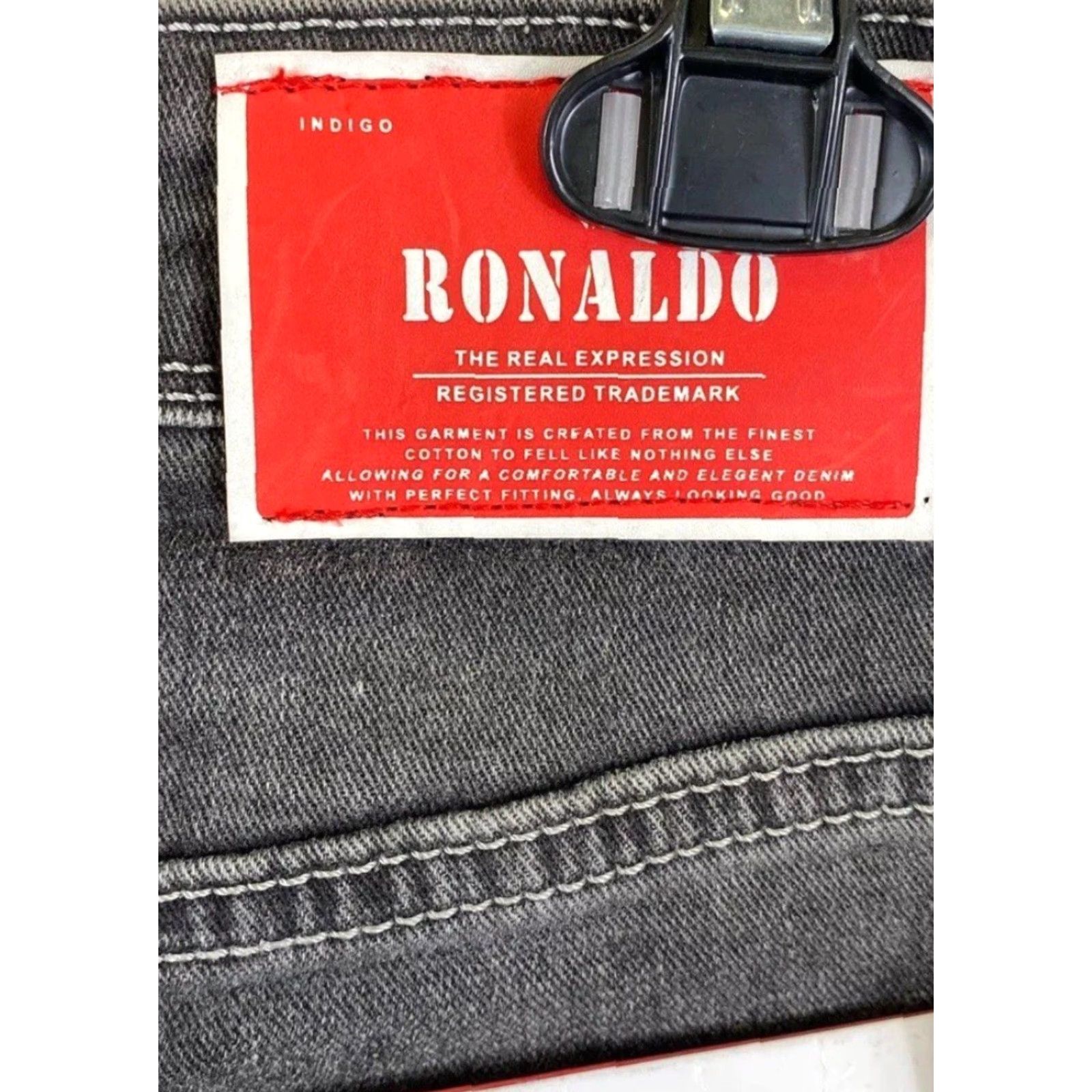 Vintage CR07 Jeans Men Slim Skinny Mid Rise Dark Wash Distressed 30 30in Gray Cotton Denim Button Zipper 5-Pocket Style Classic N/A Size US 30 / EU 46 - 3 Thumbnail
