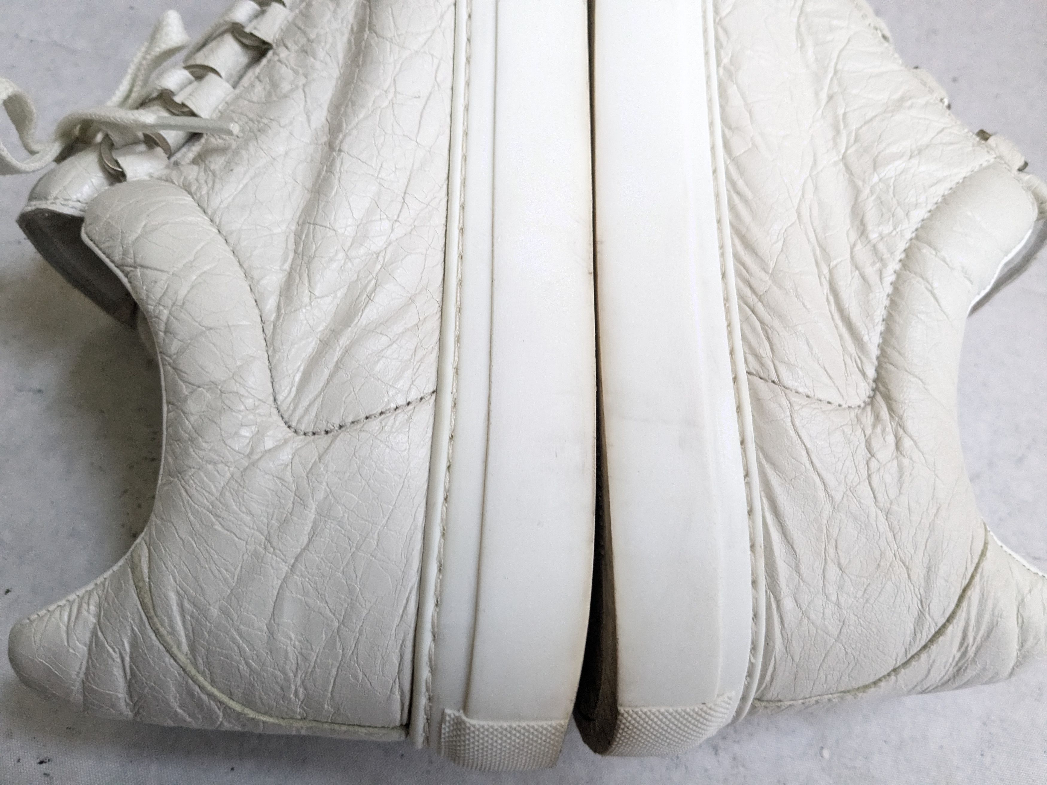 Balenciaga Balenciaga Arena Sneakers White 12 Low Tops Leather Size US 12 / EU 45 - 11 Thumbnail