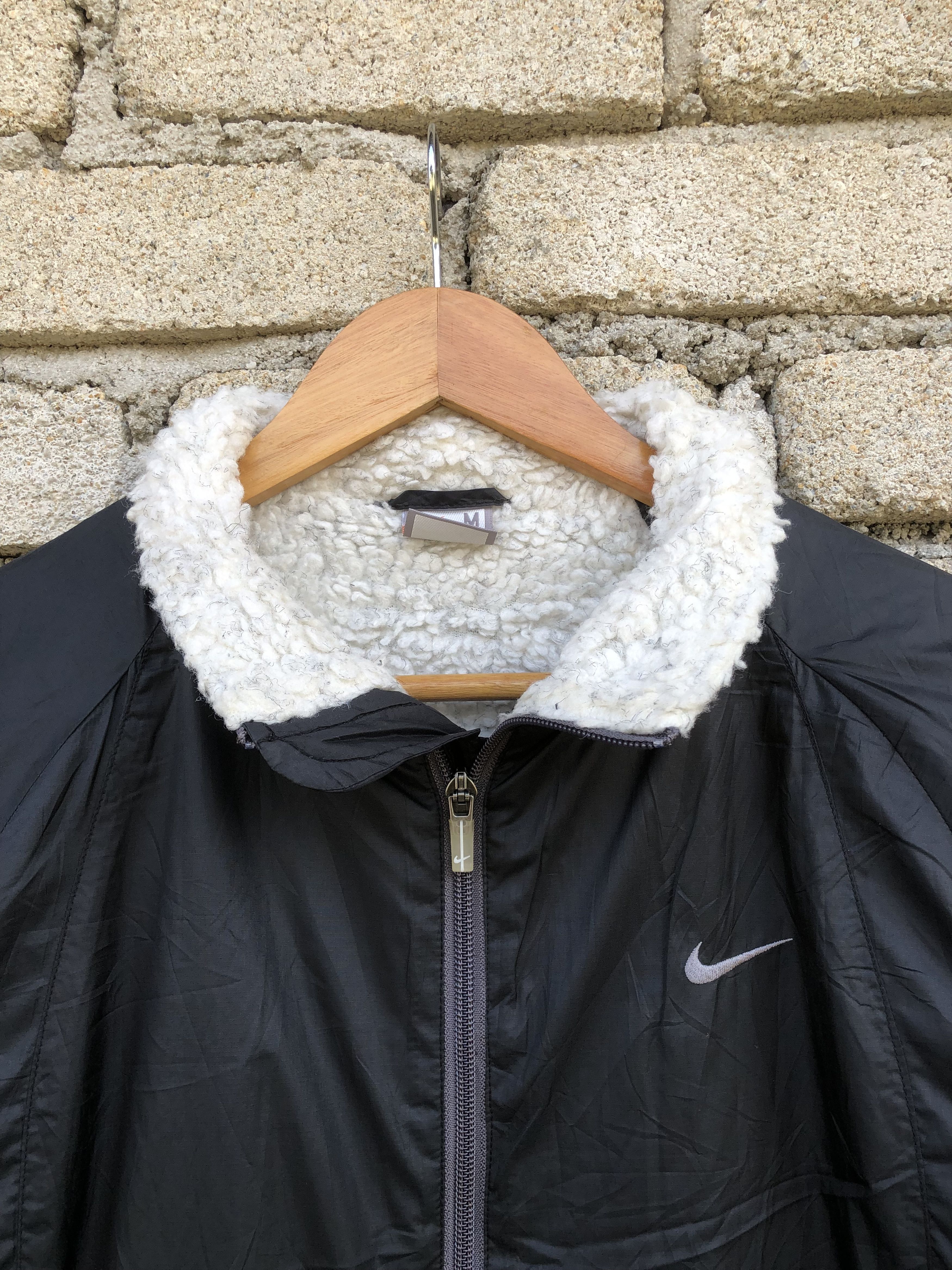 Nike Vintage Nike Swoosh Small Logo Zipper Long Jacket Size M / US 6-8 / IT 42-44 - 6 Thumbnail