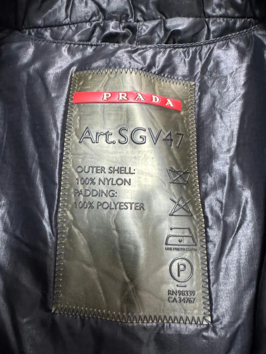 Prada AW2008 Prada Black Sport Puffer Jacket Size US L / EU 52-54 / 3 - 9 Thumbnail