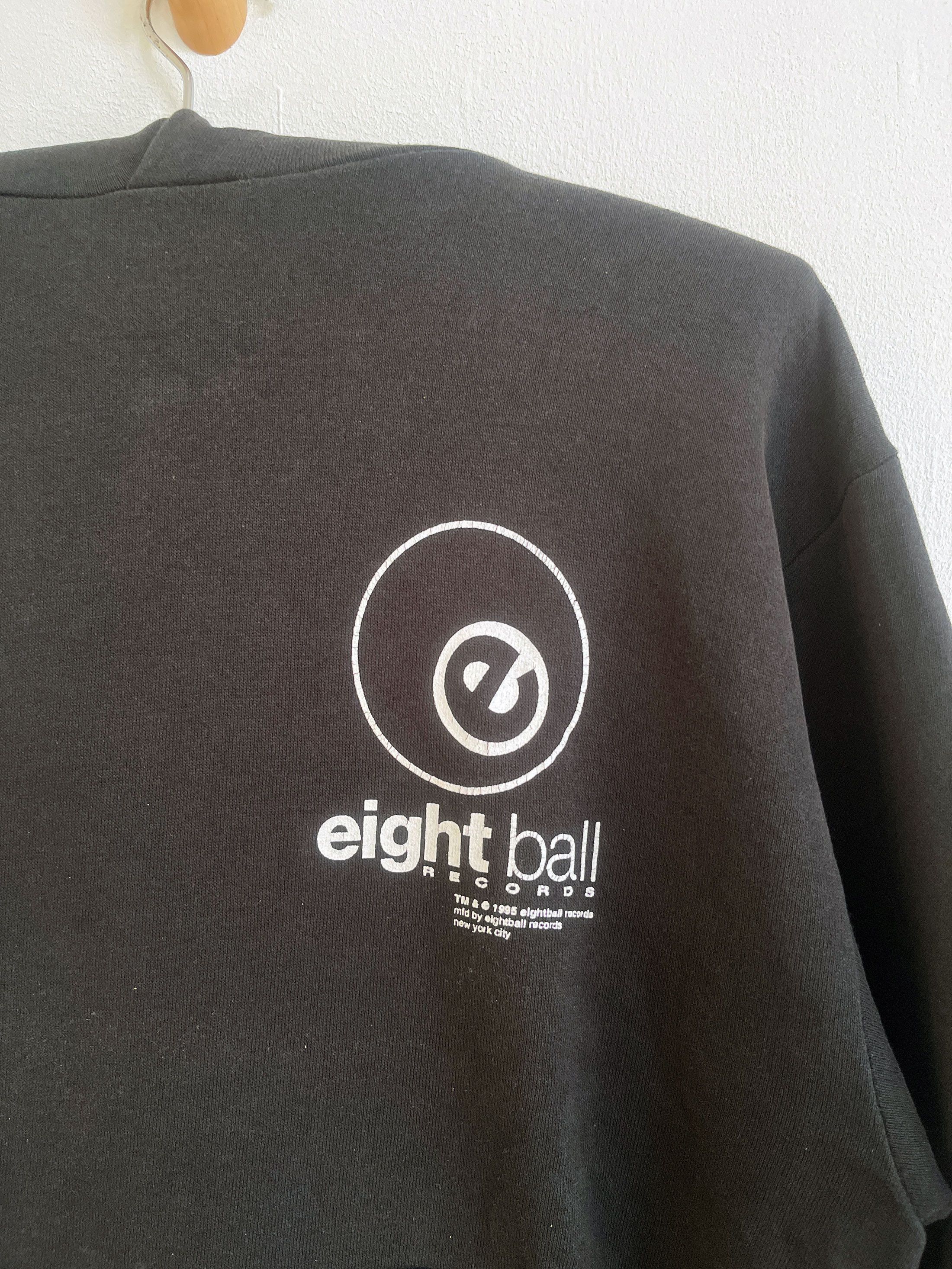 Individual Sentiments Vintage 90s Eight Ball Records Pull Over Hooded Size US M / EU 48-50 / 2 - 3 Thumbnail