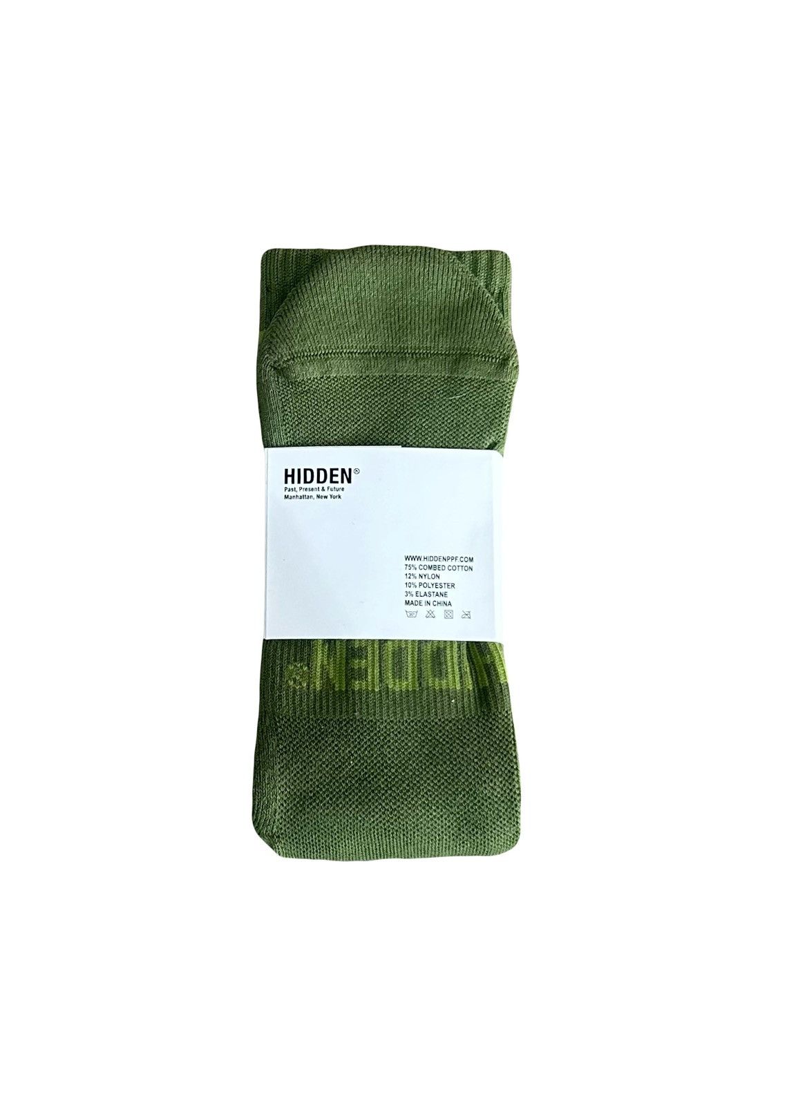 HIDDEN Hidden NY Socks Olive Size ONE SIZE - 2 Thumbnail