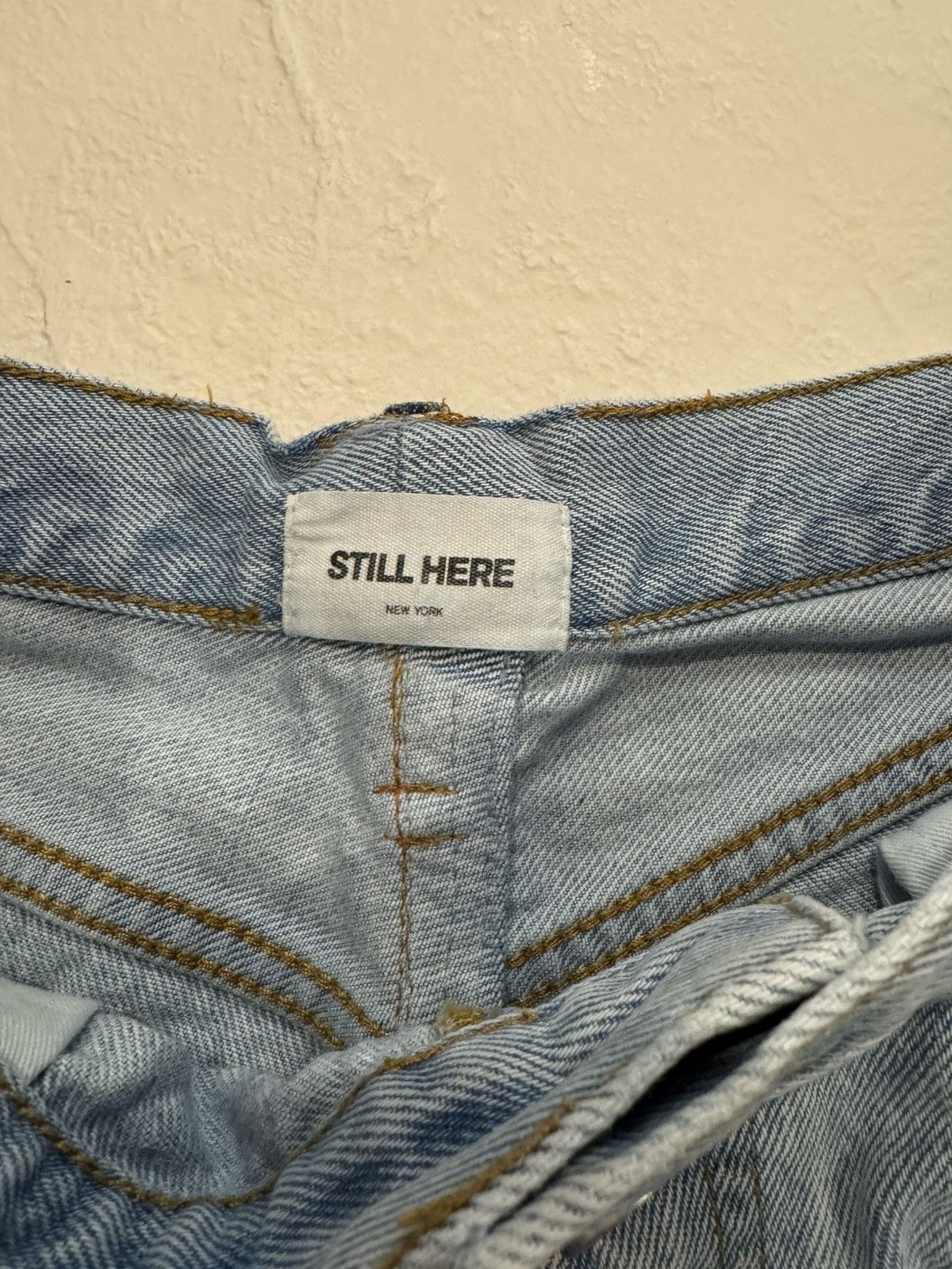 Other Still Here Nyc Everyday Jean - Vintage Blue Size US 31 - 4 Thumbnail