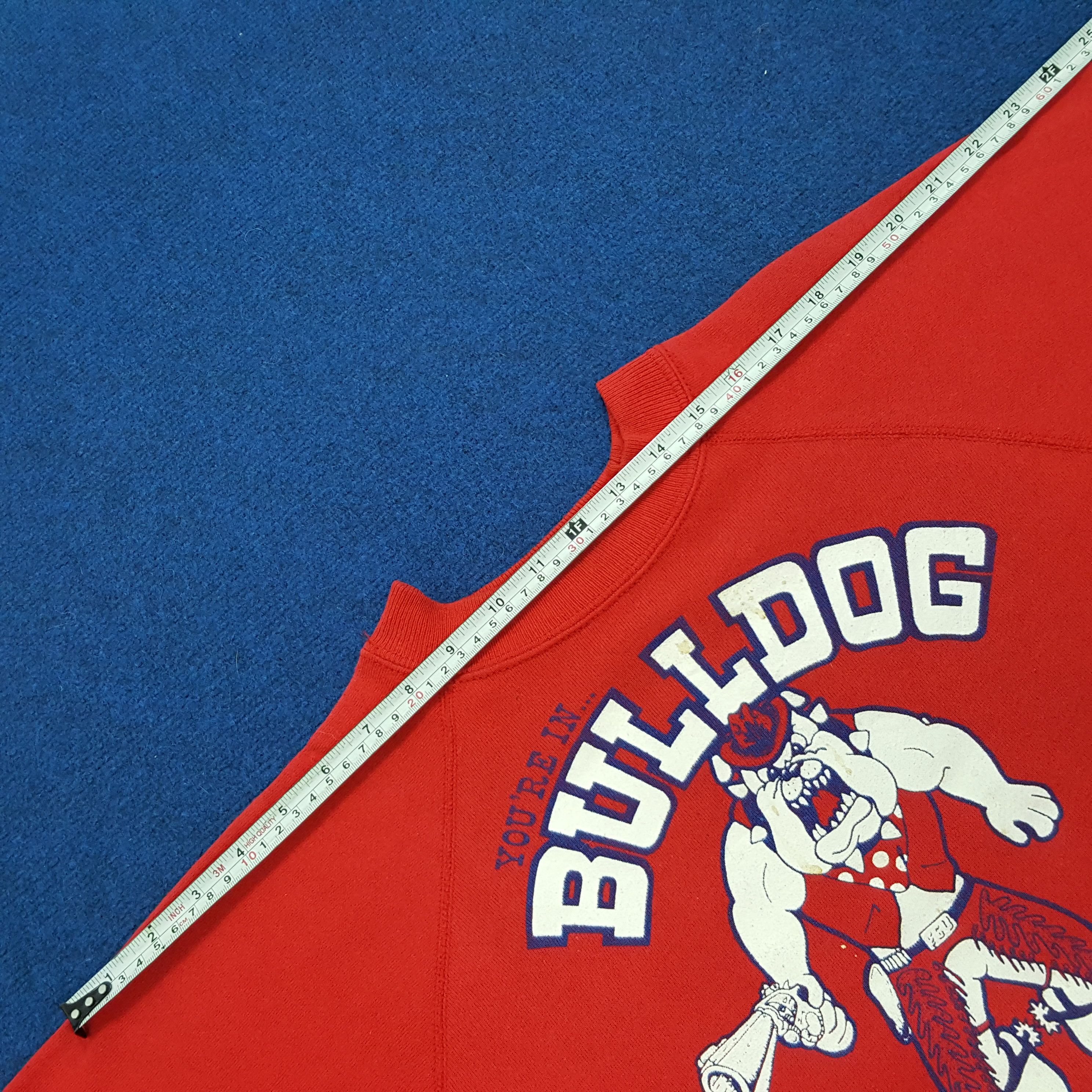 Vintage Vintage Bulldog Country American Football Team Sweatshirts Size US L / EU 52-54 / 3 - 9 Thumbnail