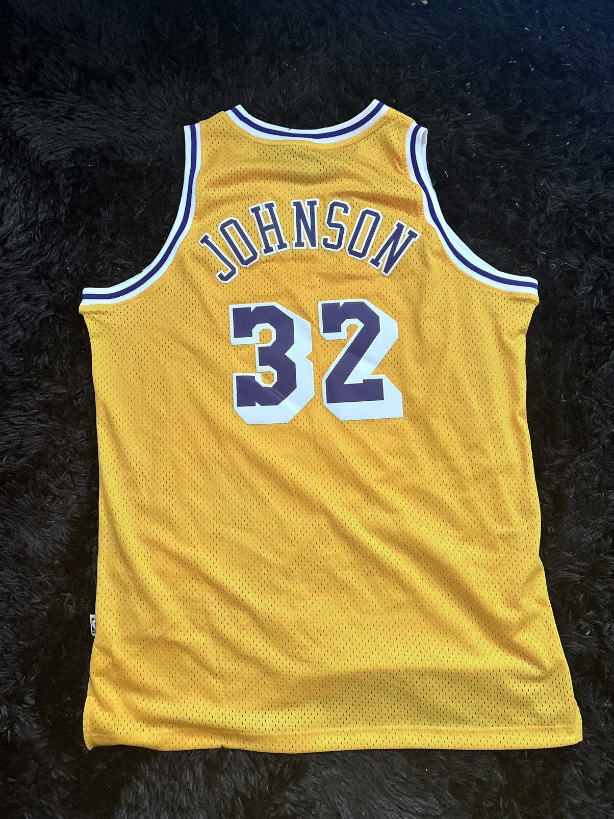 NBA × Vintage 1979-1980 Magic Johnson Adidas Hardwood Classic Jersey Size US XL / EU 56 / 4 - 2 Thumbnail