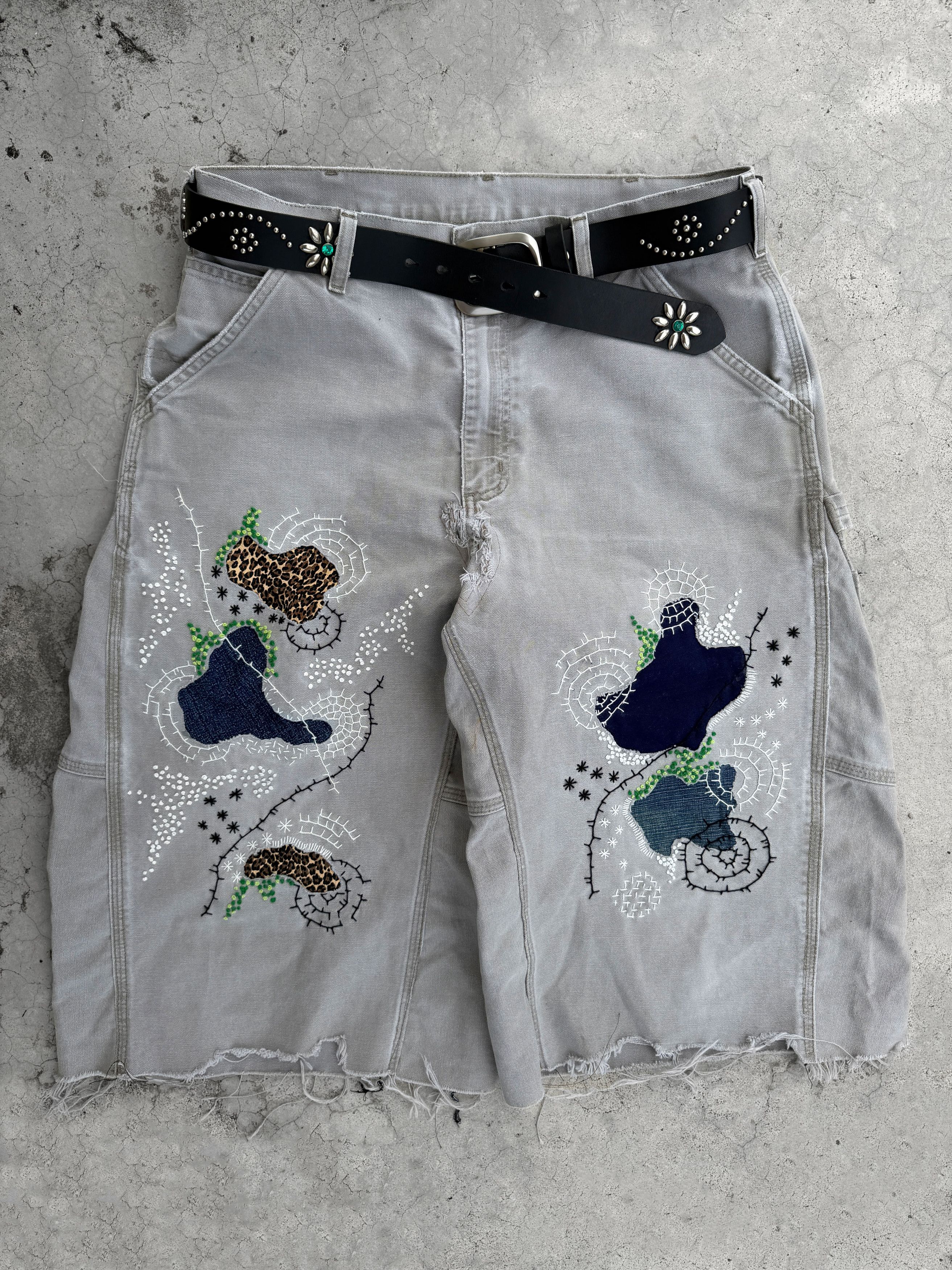 Japanese Brand Boro Patchwork Carhartt Carpenter Size US 34 / EU 50 - 3 Thumbnail