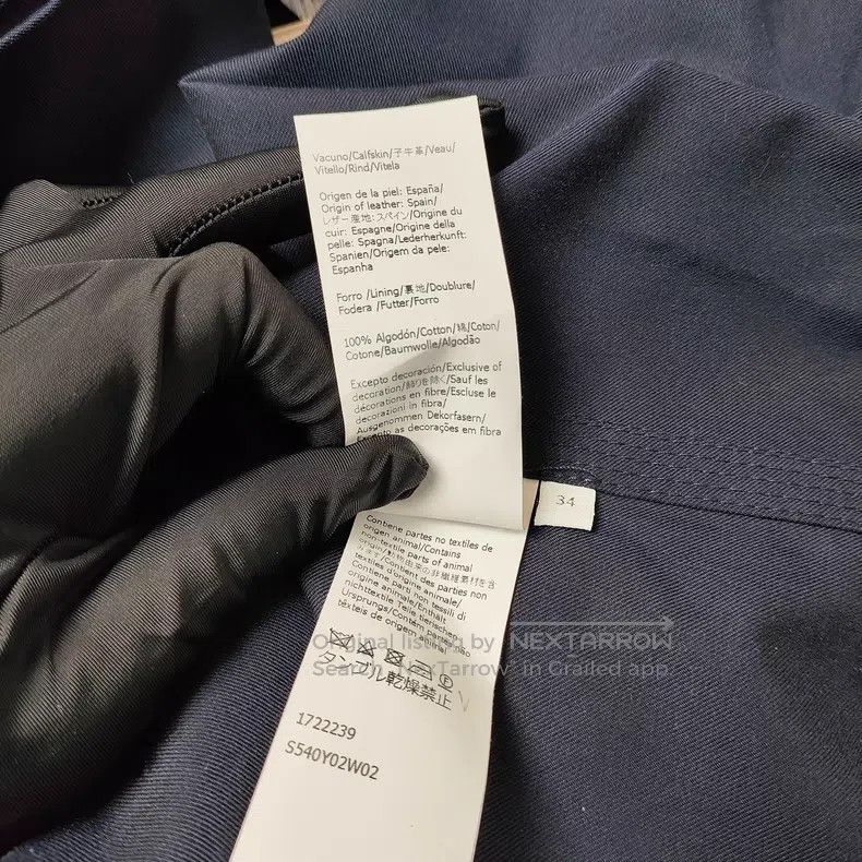 Loewe Loewe Navy Blue Jacket Size XXS / US 00 / IT 34 - 6 Thumbnail