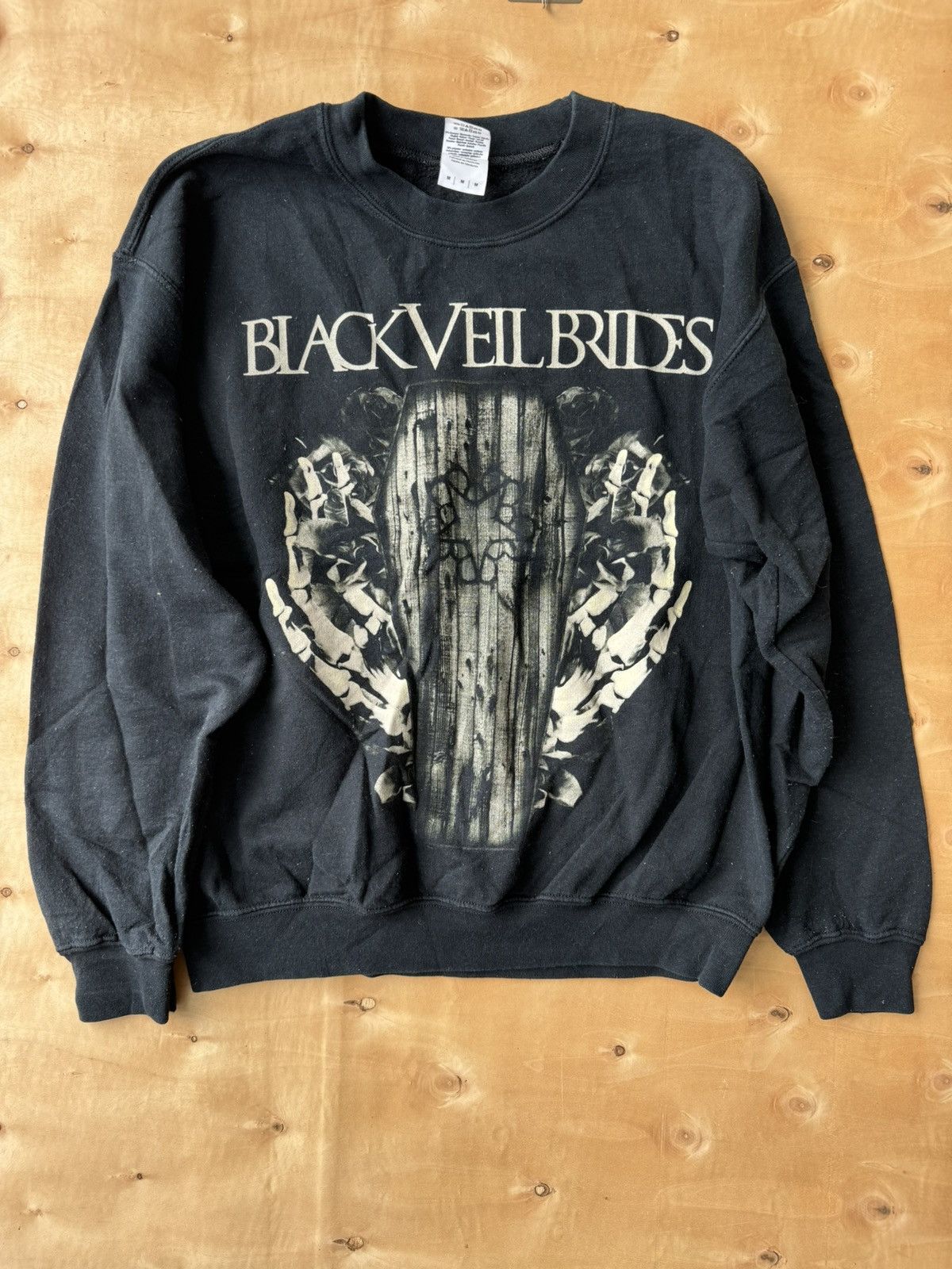 Band Tees × Vintage Vintage BLACK EVIL BRIDES SWT01 Size US M / EU 48-50 / 2 - 1 Thumbnail