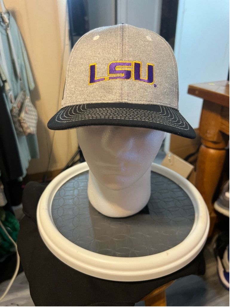 Zephyr Unisex Zephyr LSU Hat Adjustable Gray/Black Size ONE SIZE - 1 Thumbnail
