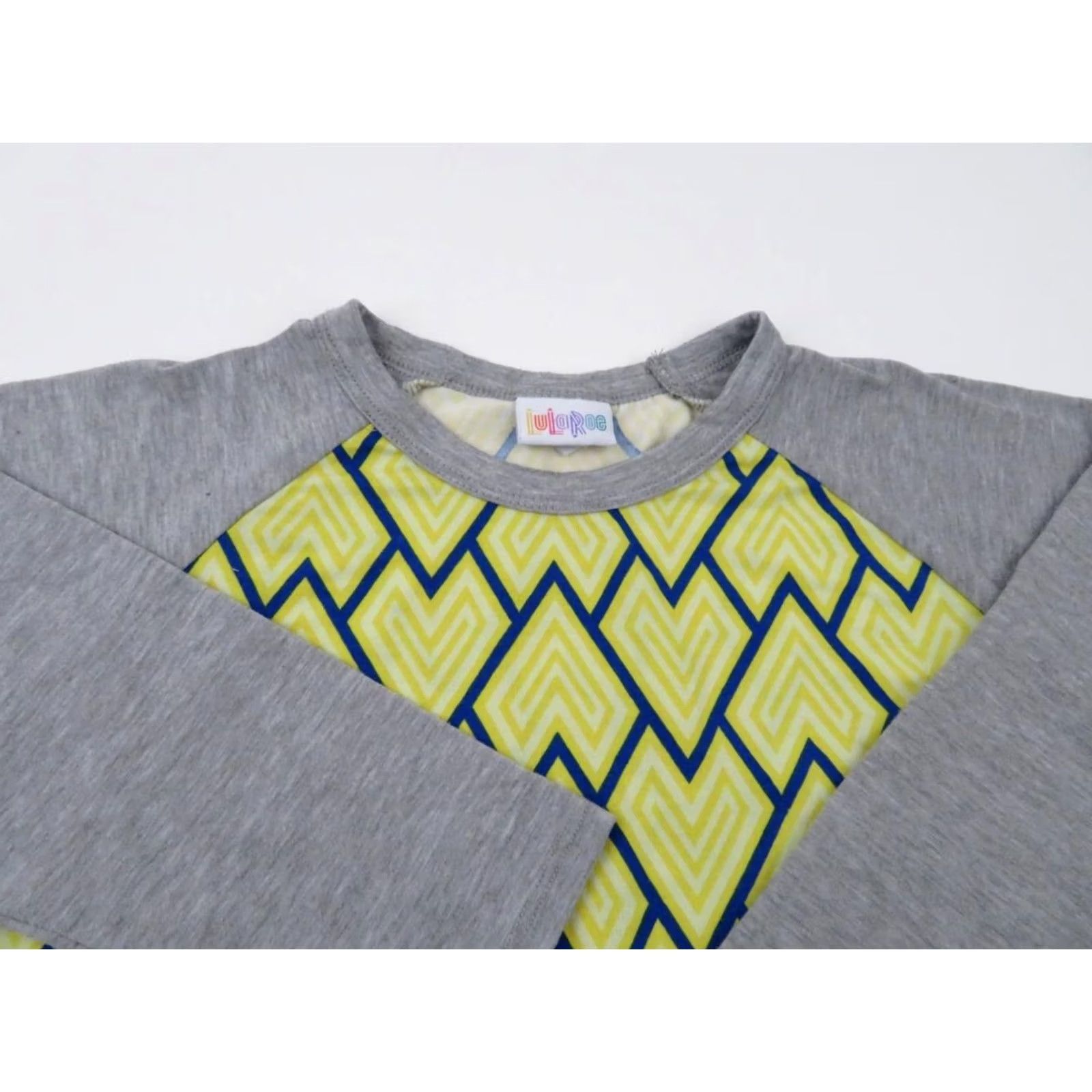 Vintage LuLaRoe Shirt Womens XS Yellow Randy Size Baseball Tee Sleeve Tops Women Gray Size XS / US 0-2 / IT 36-38 - 2 Thumbnail
