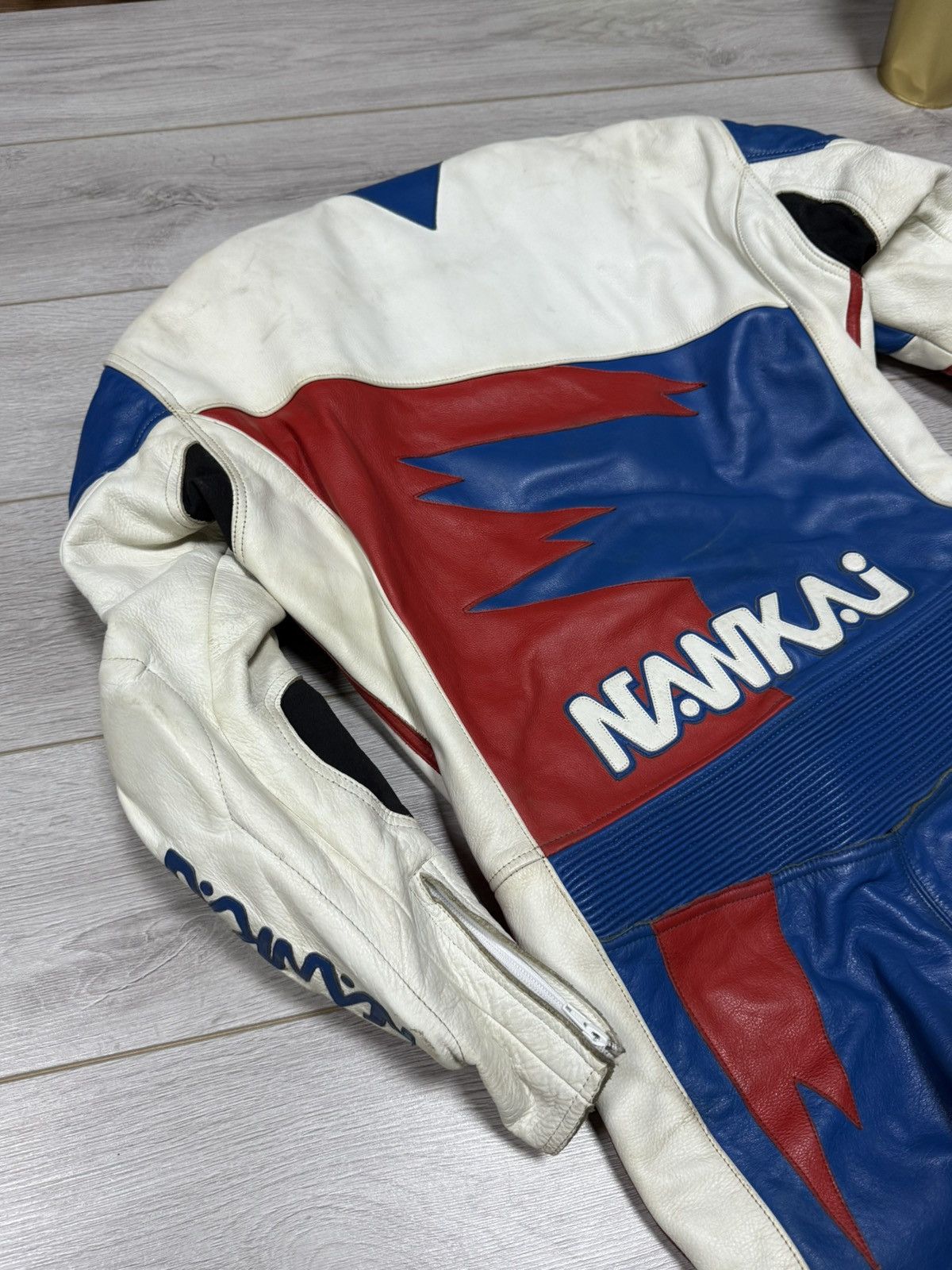 NANKAI Japan Leather suit overall MOTO protection
