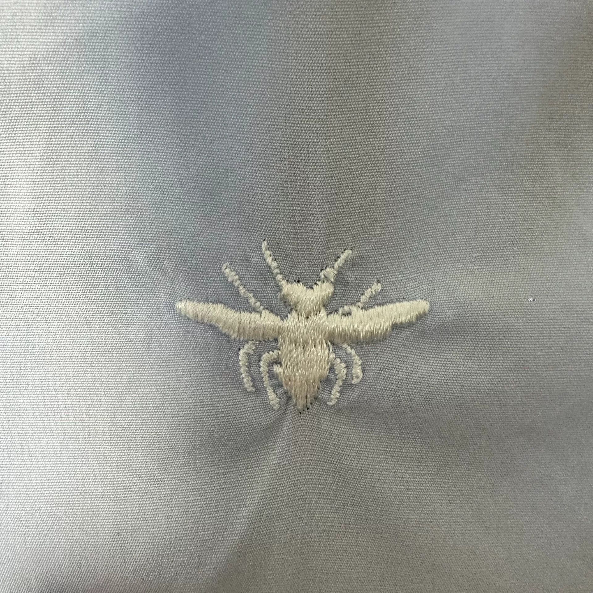Dior Dior Sky Blue Bee Embroidery Shirt Size US M / EU 48-50 / 2 - 2 Thumbnail