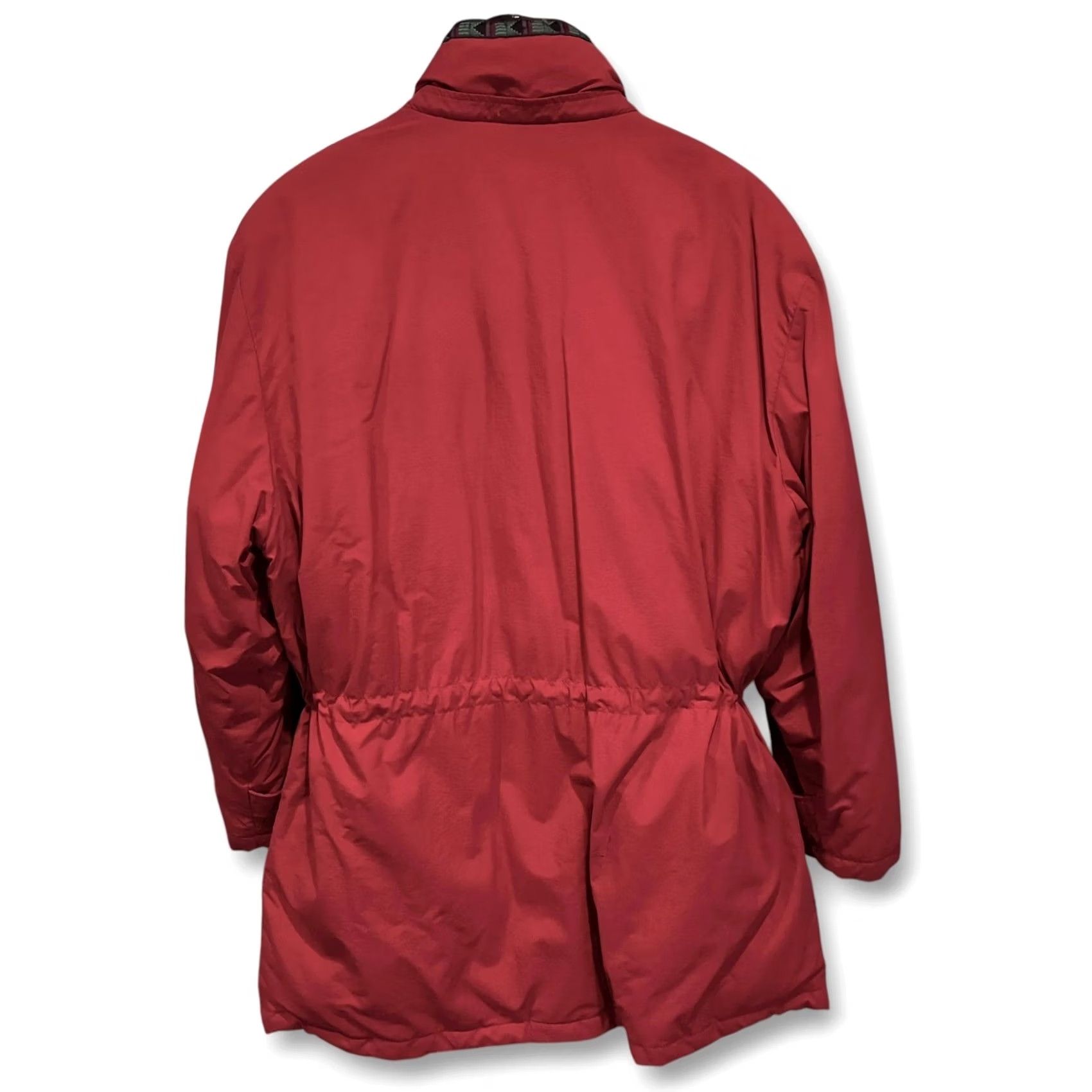 Vintage VINTAGE LLBean Red Quilted Lined Winter Parka Jacket Snap Buttons Women's XL Coat Size XL / US 12-14 / IT 48-50 - 2 Thumbnail