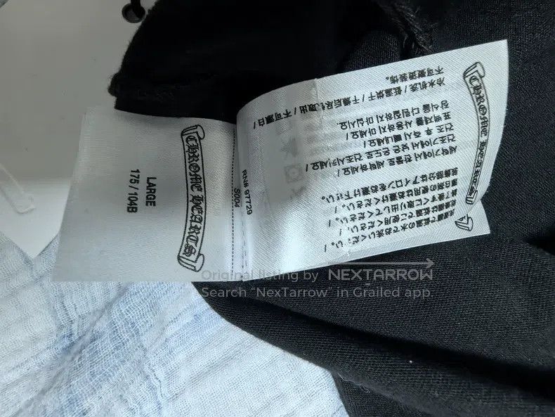 Chrome Hearts CHROME HEARTS Size L Letter printed round neck pullover lon Size US L / EU 52-54 / 3 - 7 Thumbnail