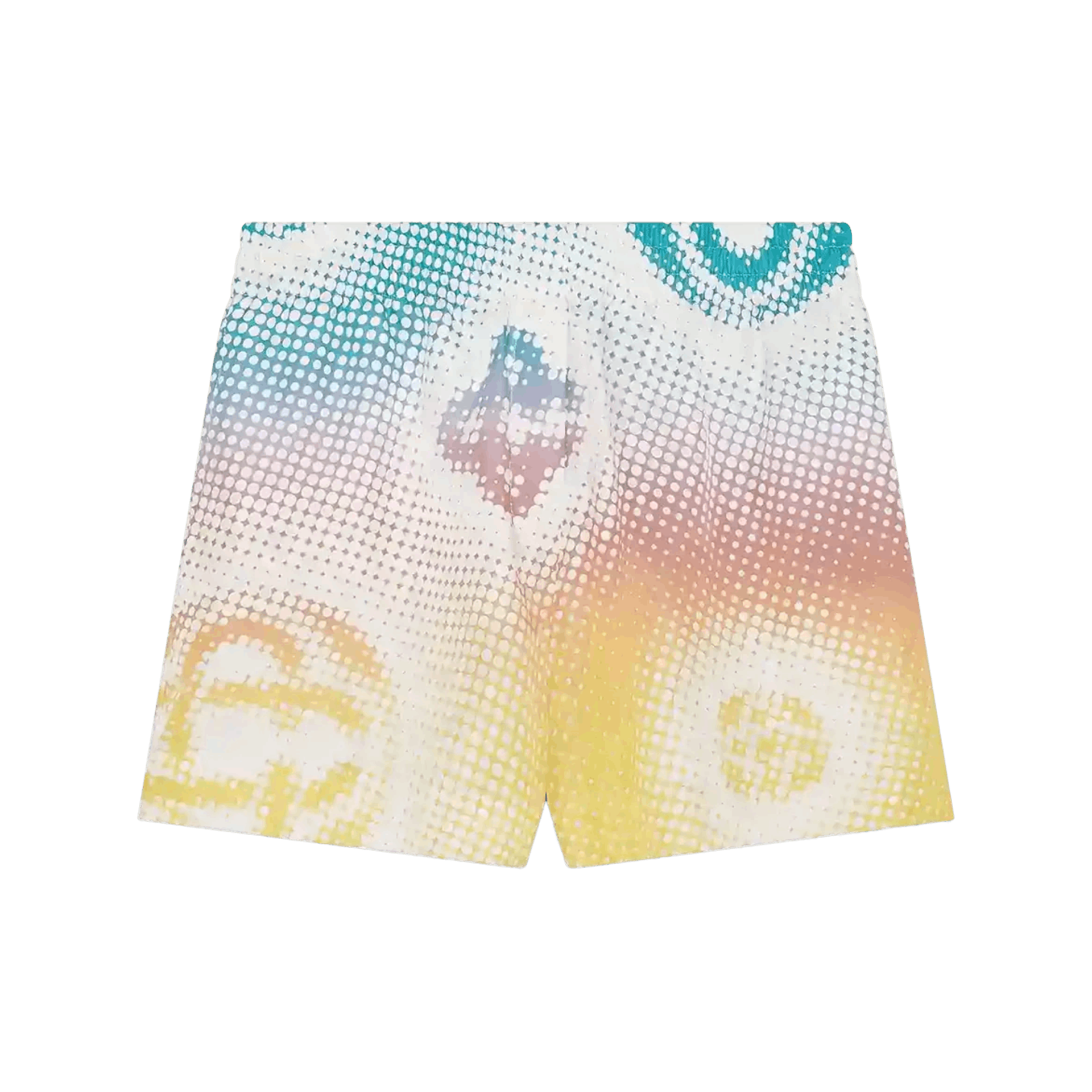 Casablanca Halftone Logo Silk Shorts Size US 32 / EU 48 - 1 Thumbnail