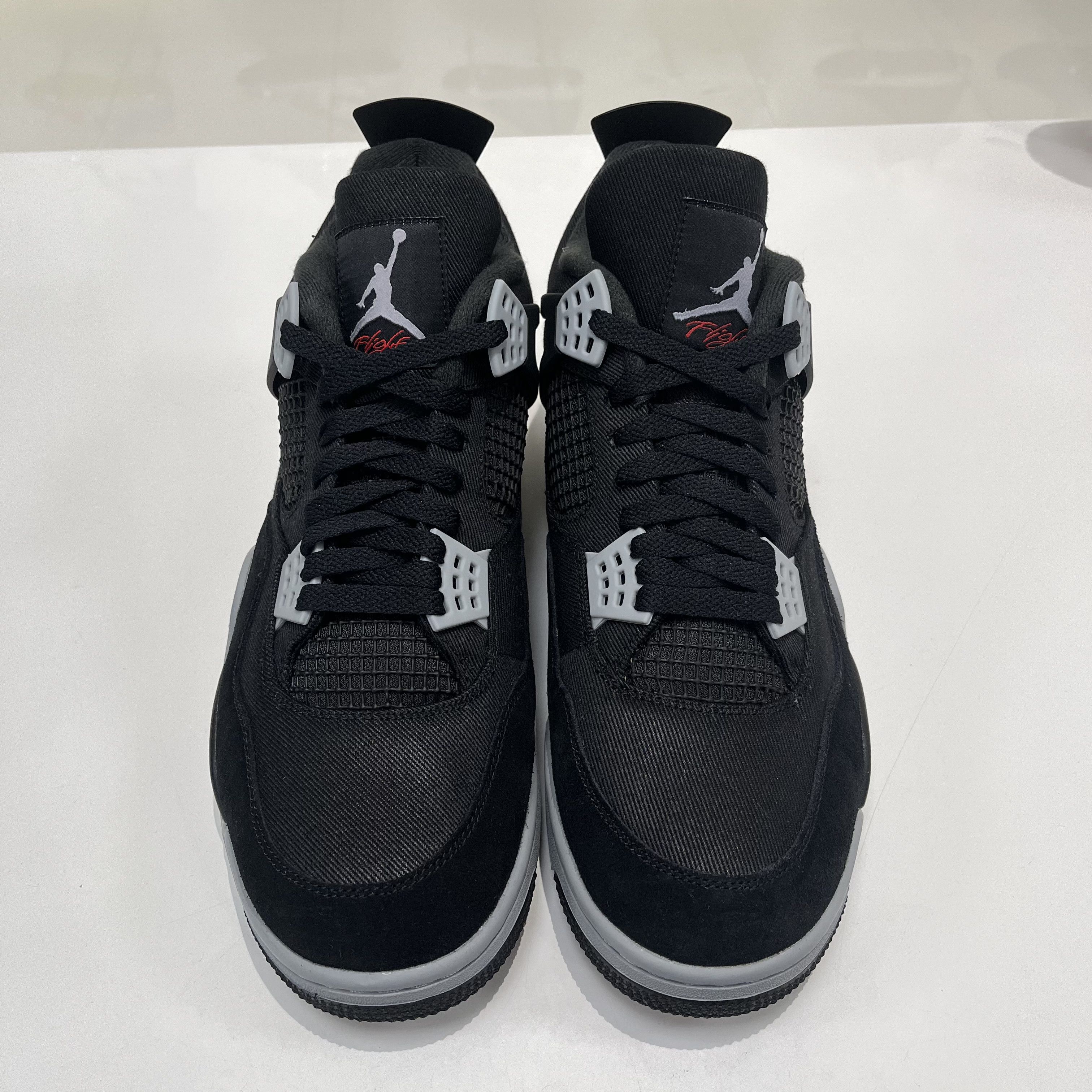Nike Air Jordaan 4 Retro SE Black Canvas Size US 12 / EU 45 - 5 Thumbnail