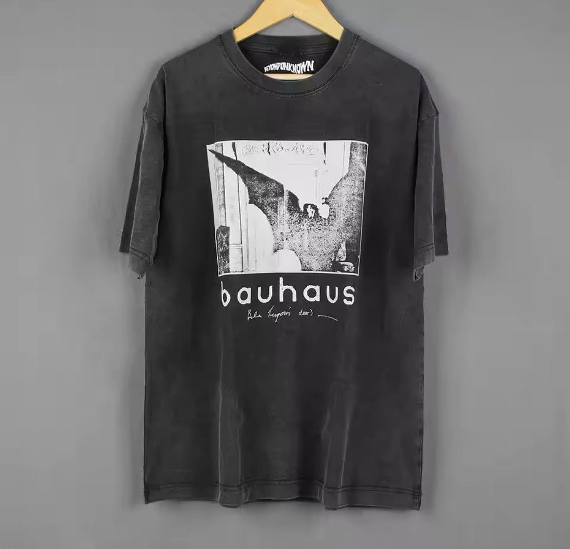 Japanese Brand × Vintage Goth Rock "BAUHAUS" Graphic Printed Cotton Tshirt Size US XL / EU 56 / 4 - 2 Thumbnail