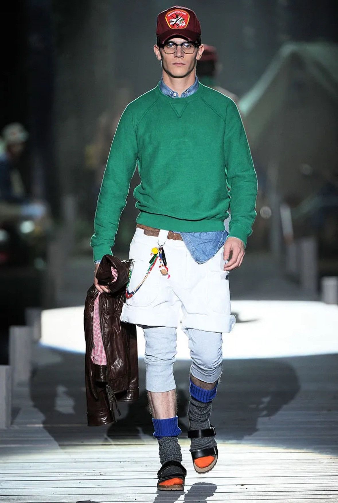 Dsquared2 AW10 Runaway Dsquared2 Boxy Washed Basic Crewneck Size US S / EU 44-46 / 1 - 2 Thumbnail