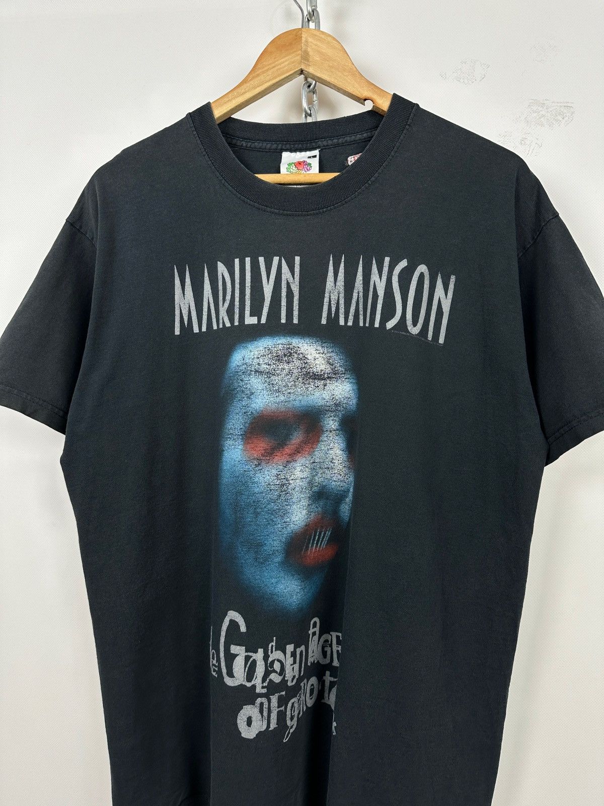 Band Tees 2003 Vintage Marilyn Manson The Golden Age of Grotesque Size US L / EU 52-54 / 3 - 4 Thumbnail