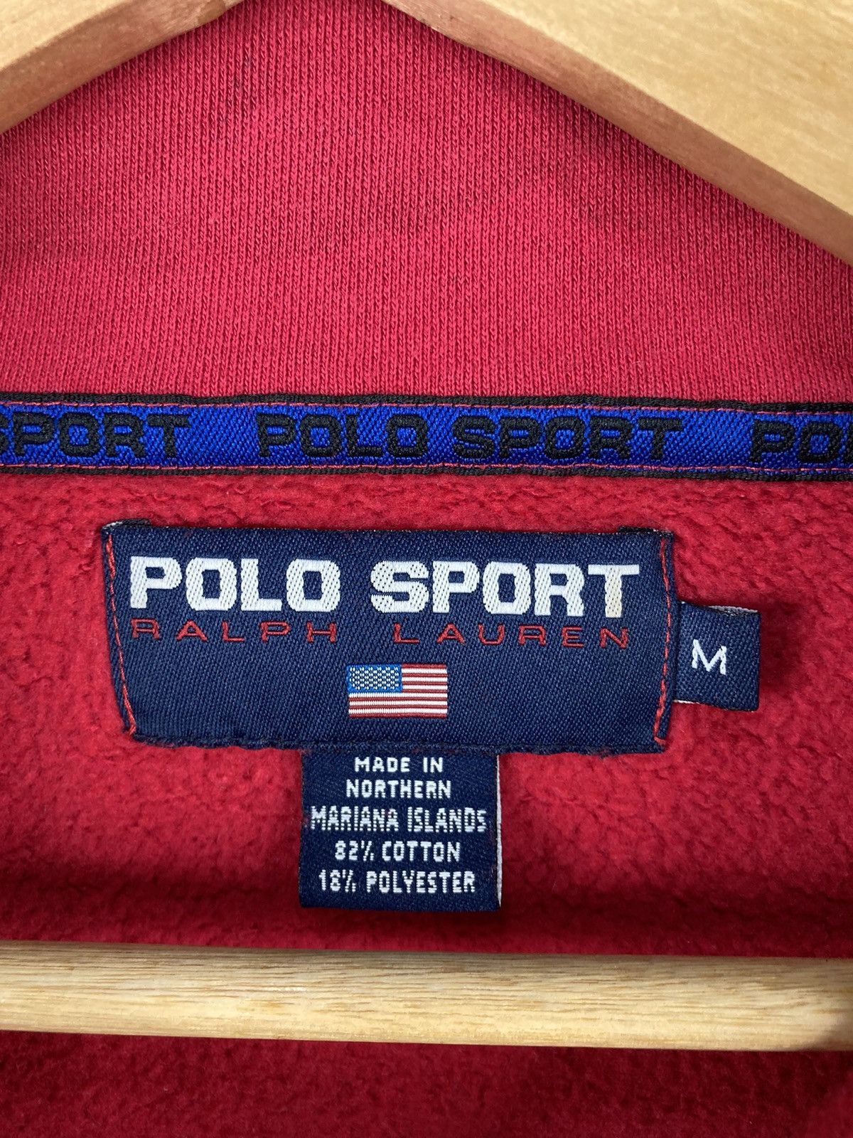 Polo Ralph Lauren × Vintage Vintage Polo Sport By Ralph Lauren Half Zipper Sweatshirt Size US M / EU 48-50 / 2 - 5 Thumbnail