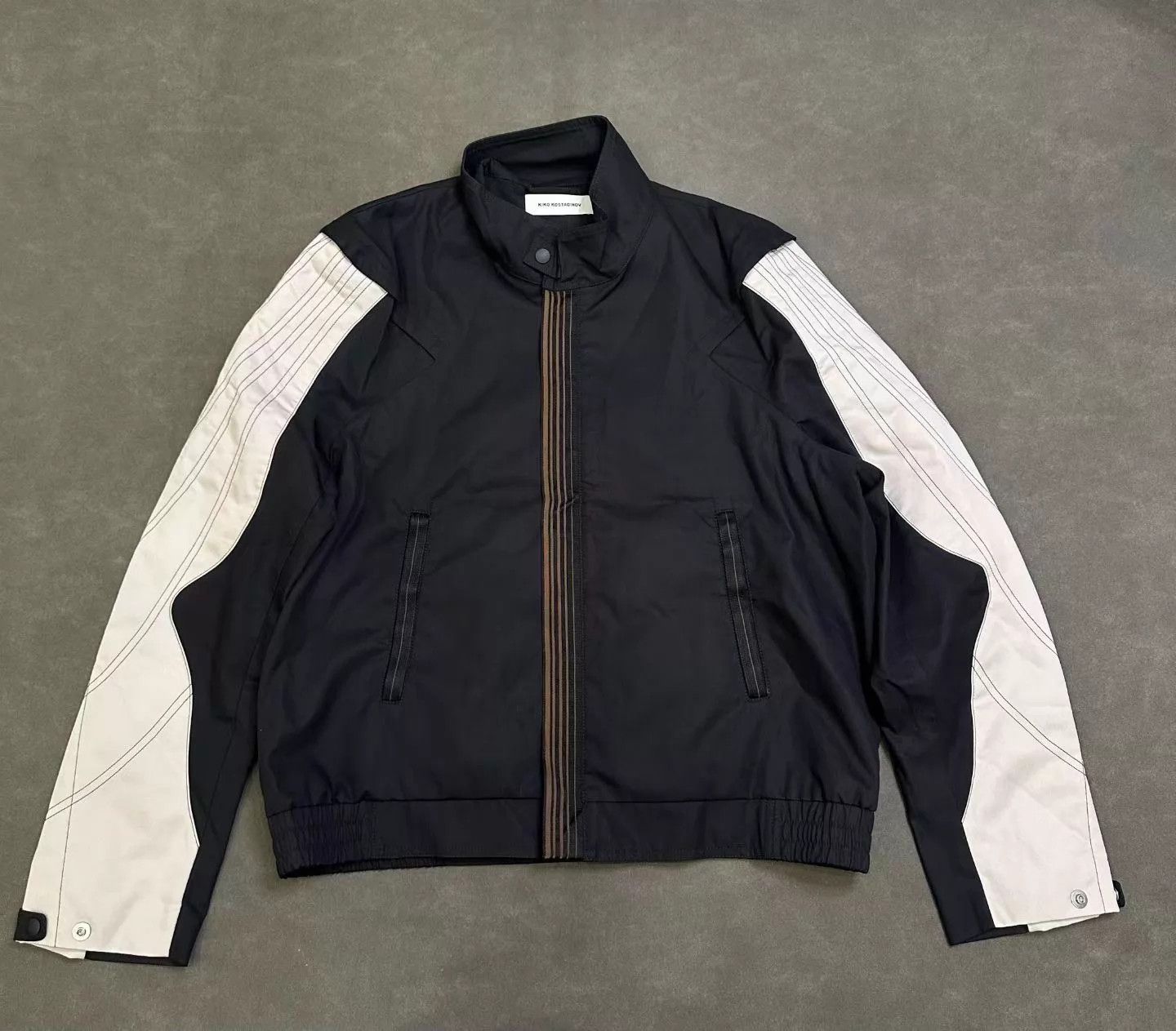 Kiko Kostadinov Kiko Kostadinov 25ss Solix Jacket B&W Colorblock Collar 48 Size US M / EU 48-50 / 2 - 1 Thumbnail