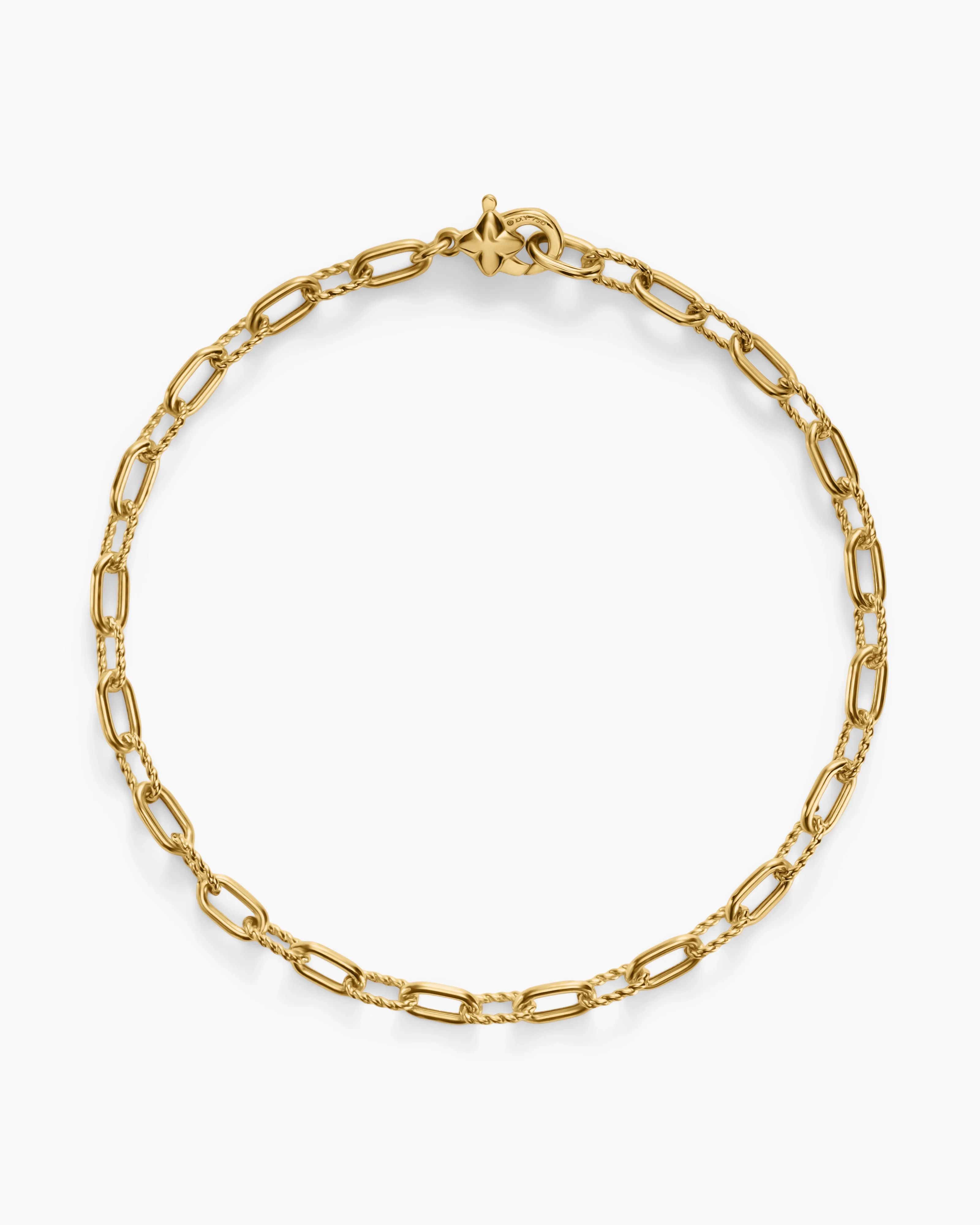 David Yurman oc11z0625 Size: M / Chain Bracelet in Gold Size ONE SIZE - 3 Thumbnail