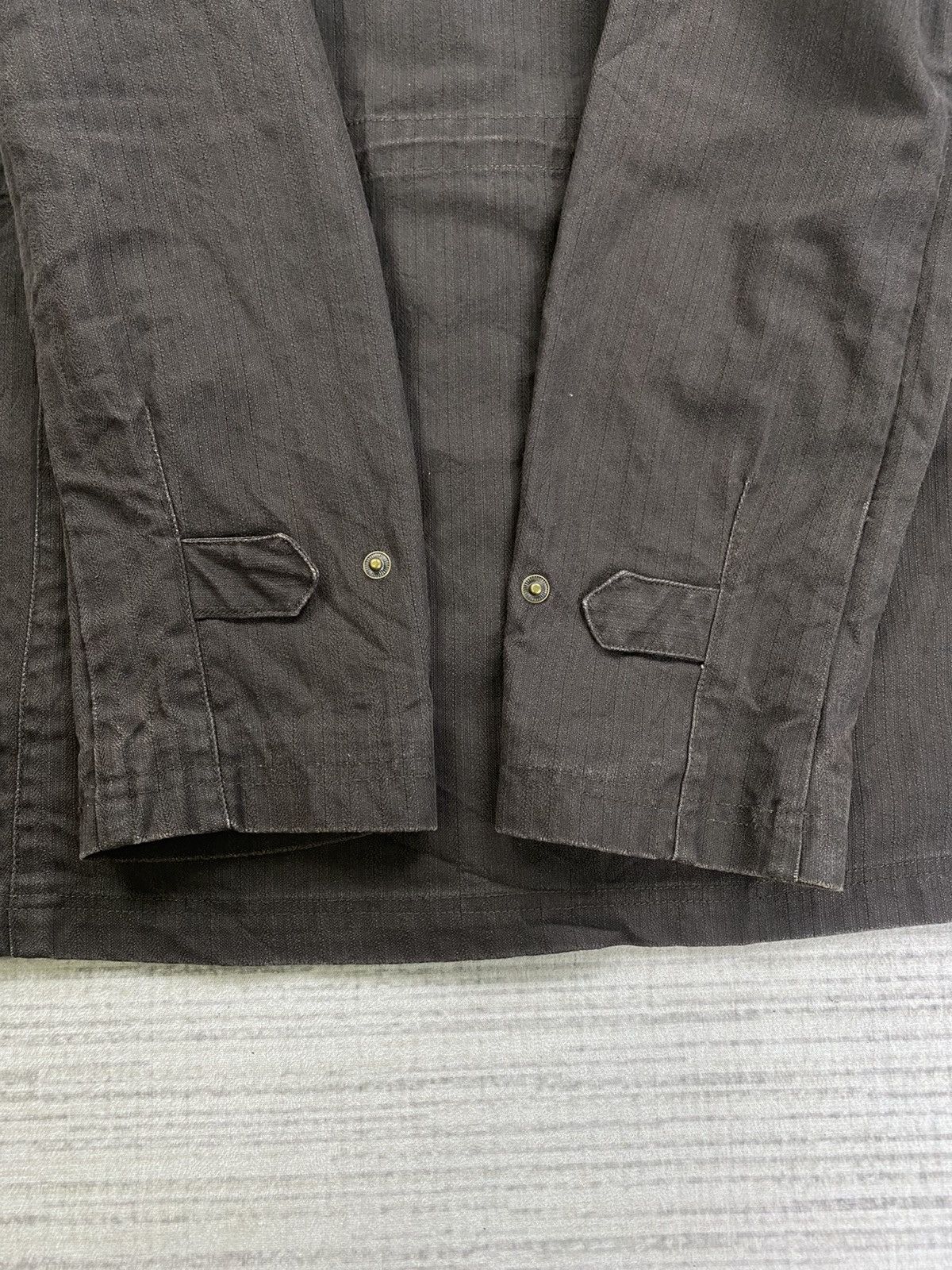 Japanese Brand × Vintage Vtg Ikka Genuine Comfort Nice Brown Fullzip Cotton Jacket Size US M / EU 48-50 / 2 - 9 Thumbnail